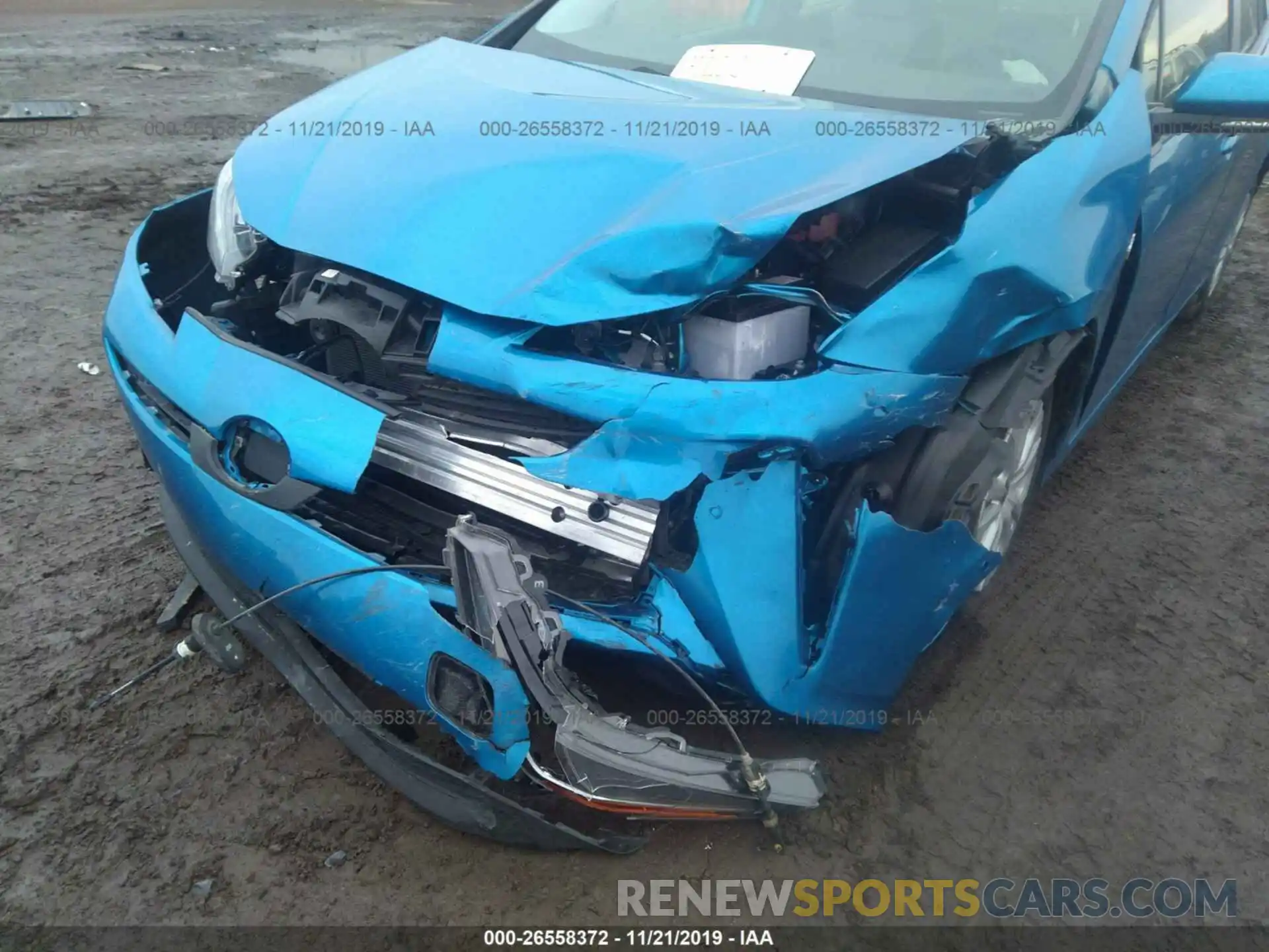 6 Photograph of a damaged car JTDKARFU1K3070841 TOYOTA PRIUS 2019