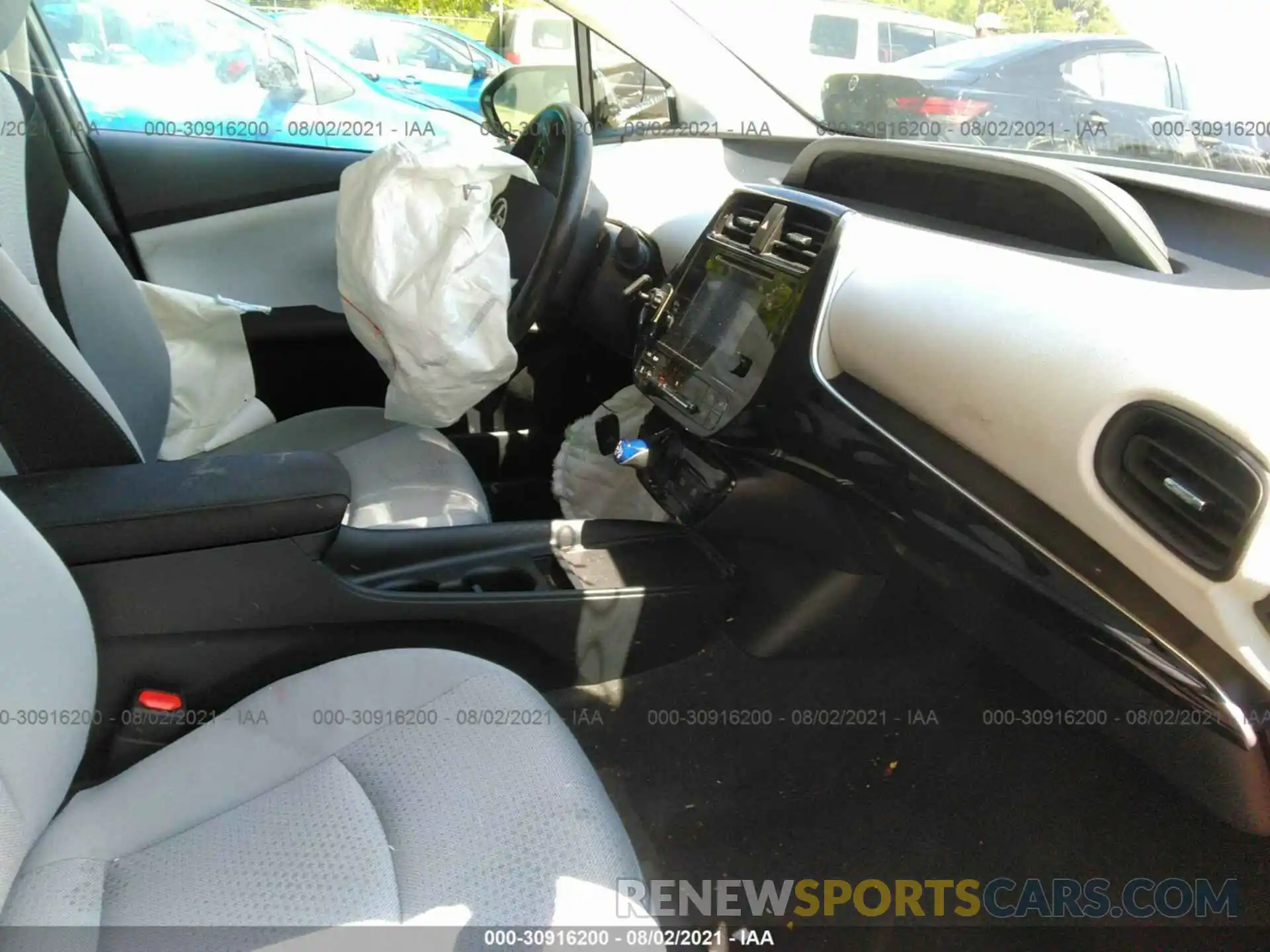 5 Photograph of a damaged car JTDKARFU1K3070953 TOYOTA PRIUS 2019