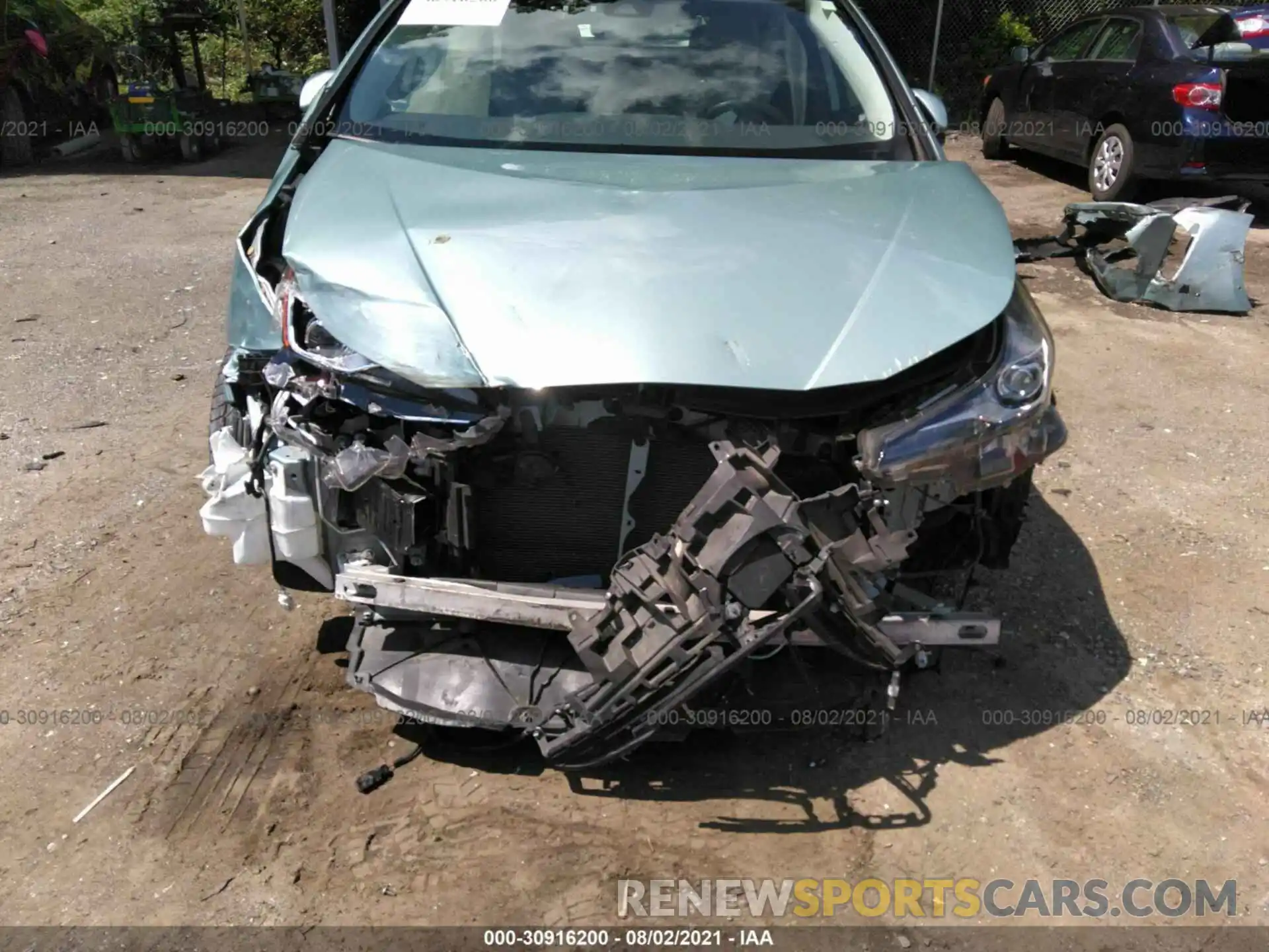 6 Photograph of a damaged car JTDKARFU1K3070953 TOYOTA PRIUS 2019