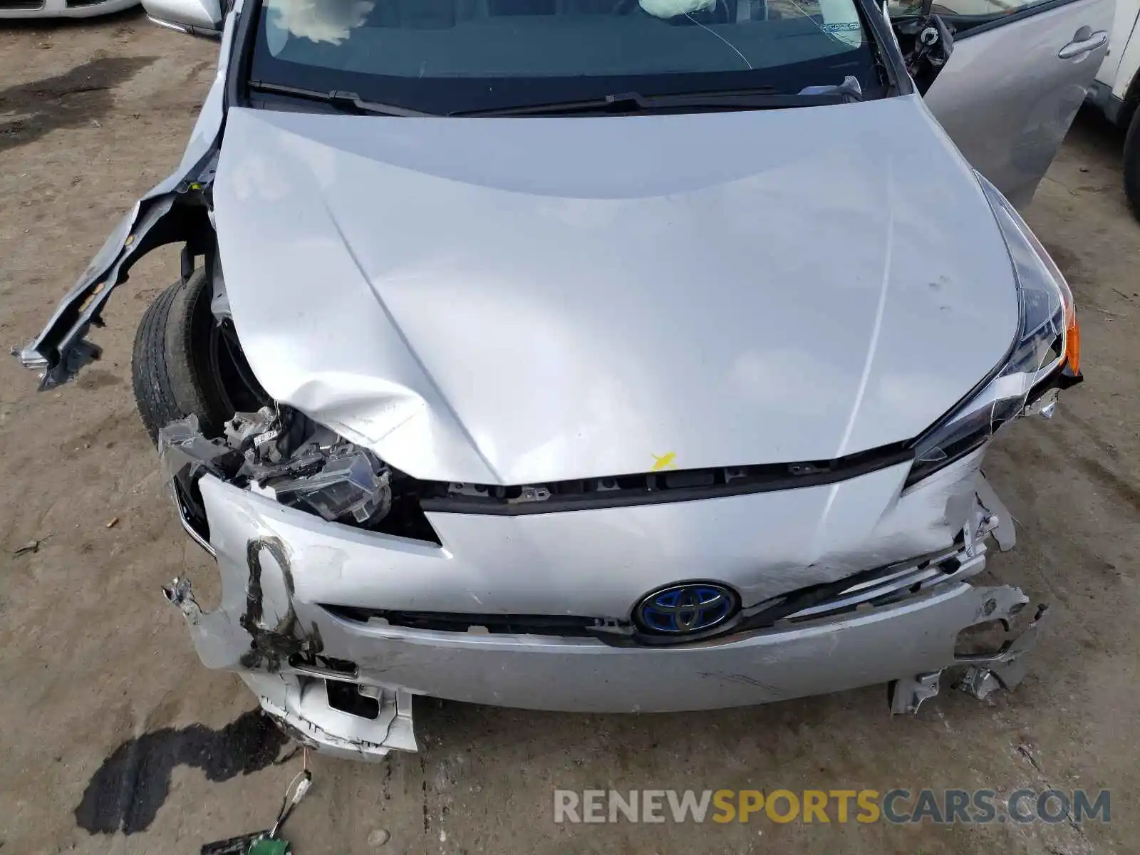 7 Photograph of a damaged car JTDKARFU1K3073304 TOYOTA PRIUS 2019