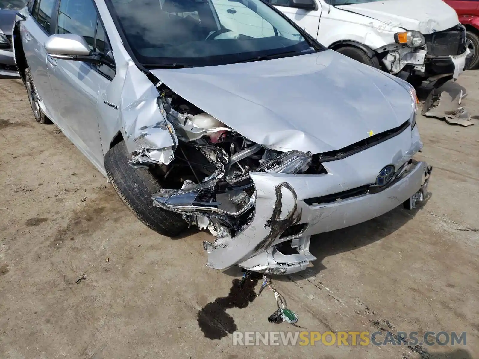 9 Photograph of a damaged car JTDKARFU1K3073304 TOYOTA PRIUS 2019