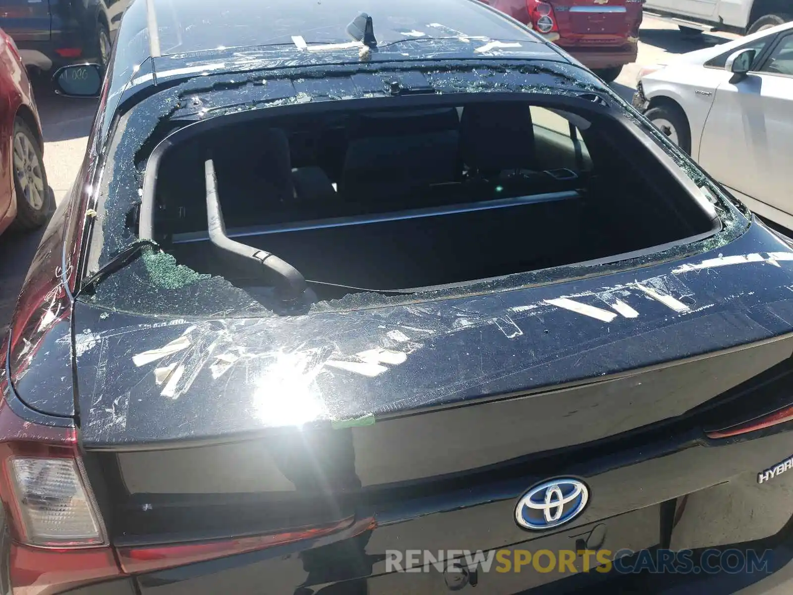 9 Photograph of a damaged car JTDKARFU1K3073416 TOYOTA PRIUS 2019