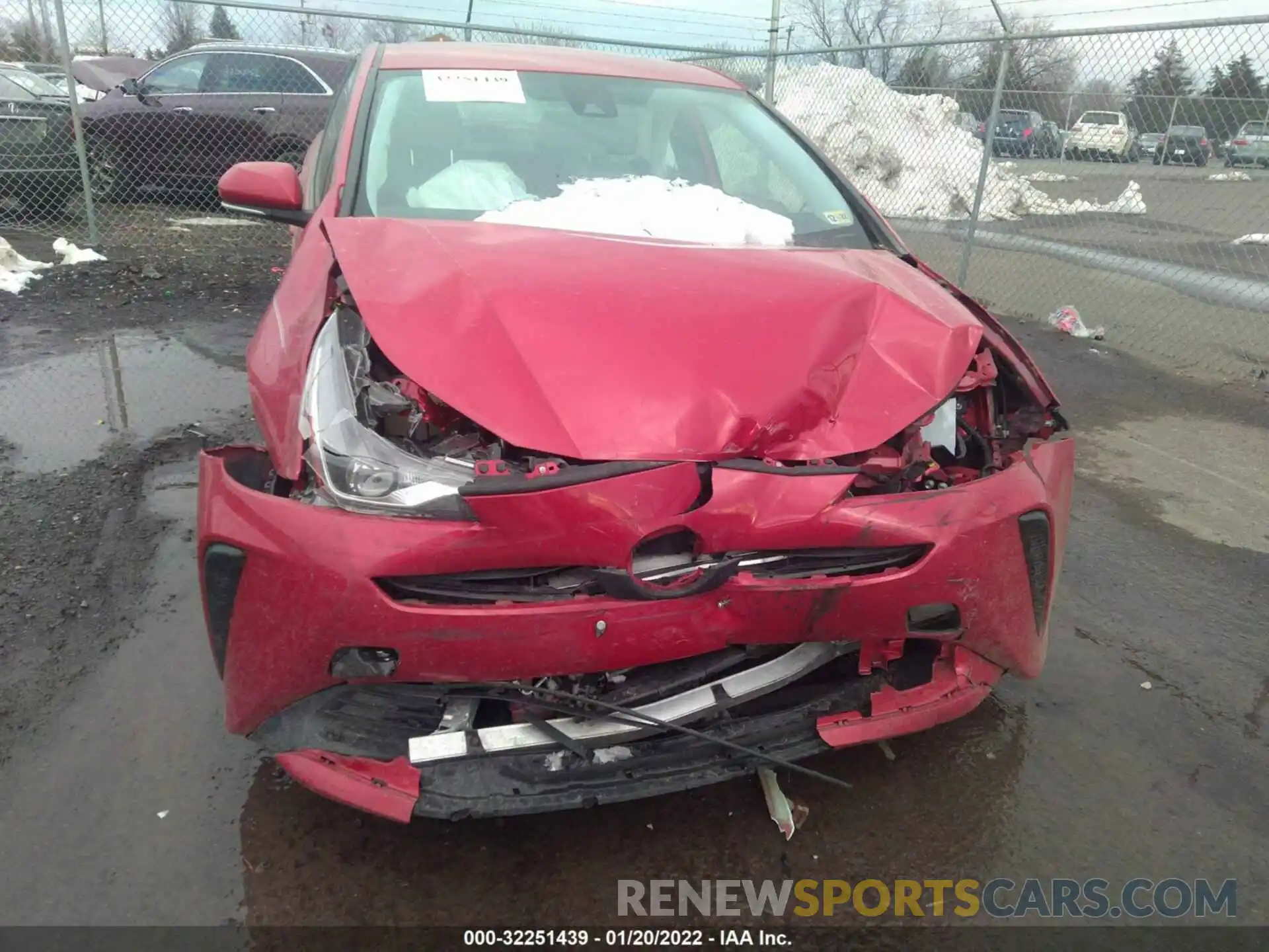 6 Photograph of a damaged car JTDKARFU1K3073576 TOYOTA PRIUS 2019