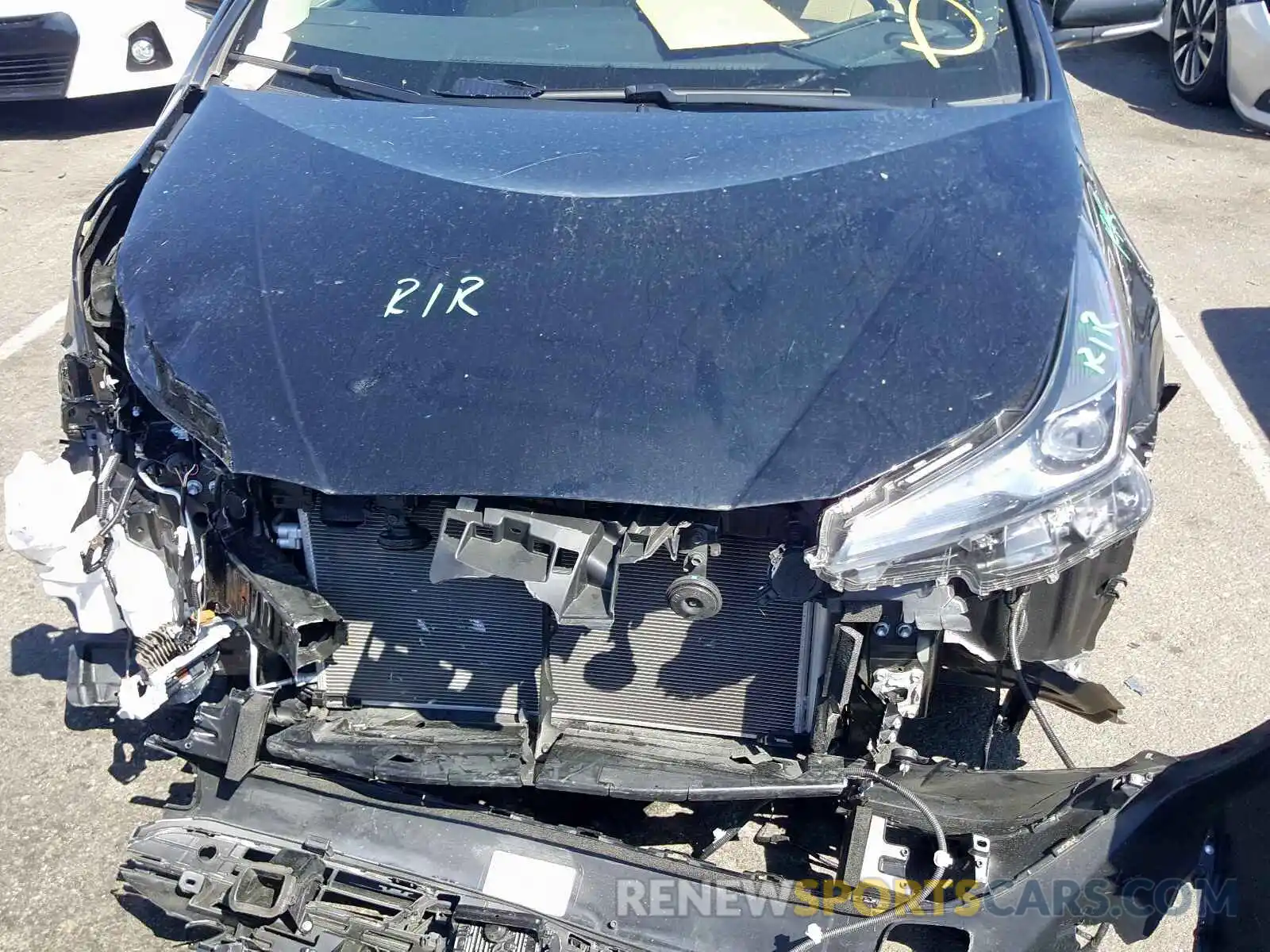 9 Photograph of a damaged car JTDKARFU1K3074324 TOYOTA PRIUS 2019