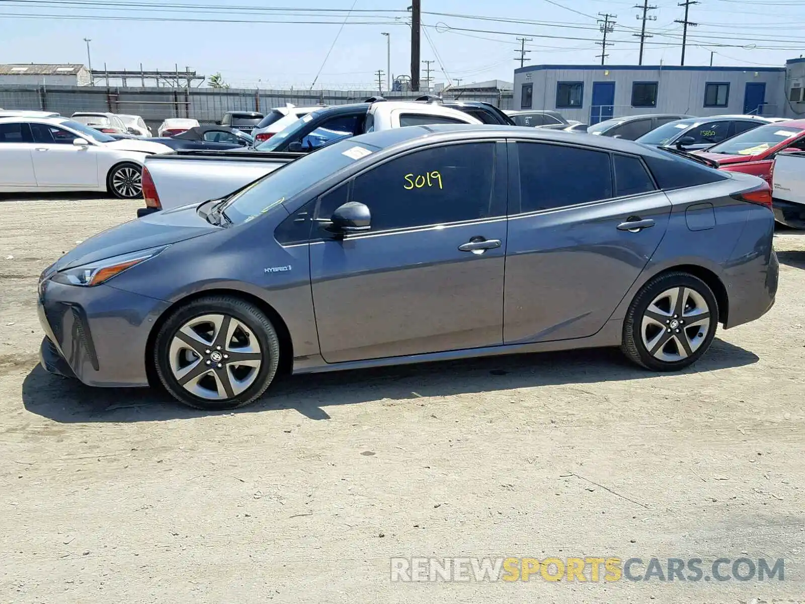 9 Photograph of a damaged car JTDKARFU1K3074906 TOYOTA PRIUS 2019