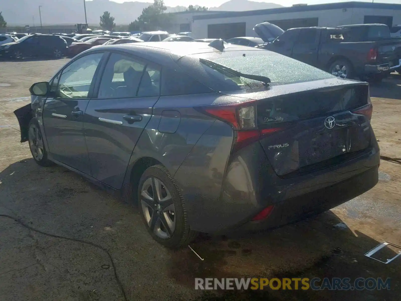 3 Photograph of a damaged car JTDKARFU1K3075330 TOYOTA PRIUS 2019