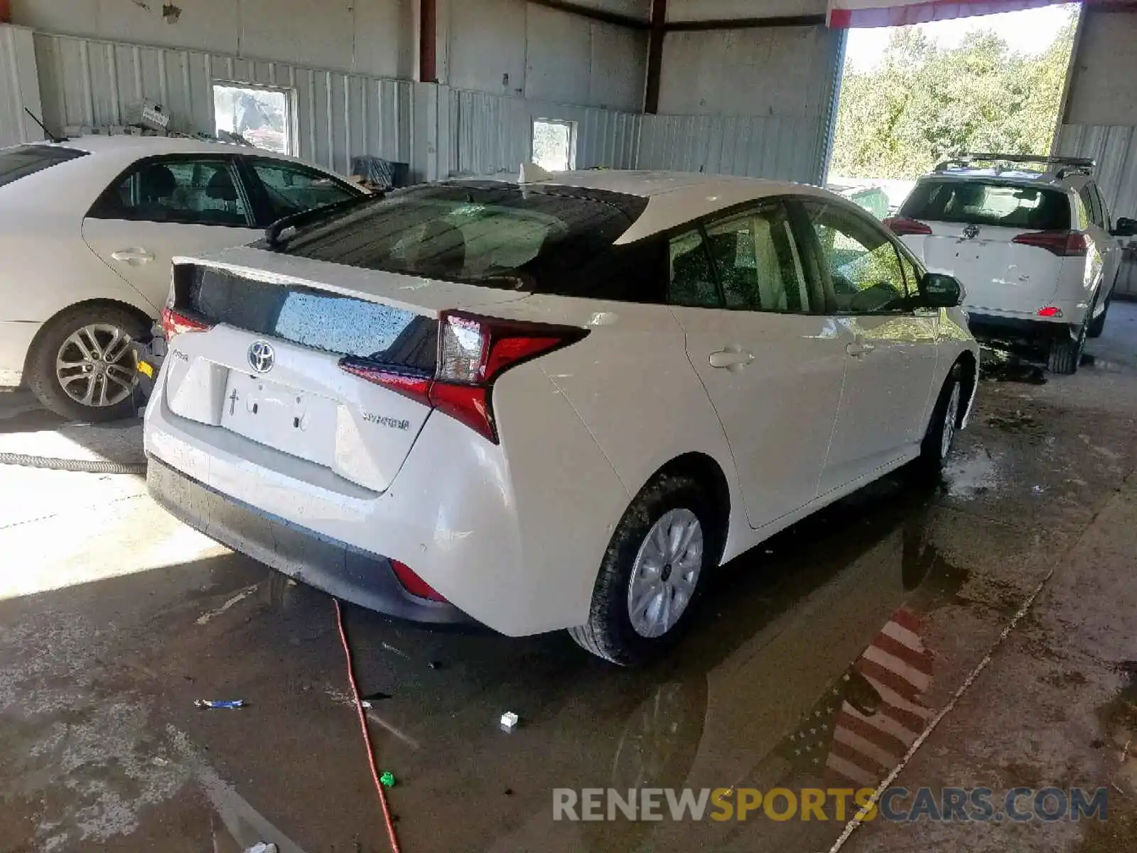 4 Photograph of a damaged car JTDKARFU1K3076588 TOYOTA PRIUS 2019