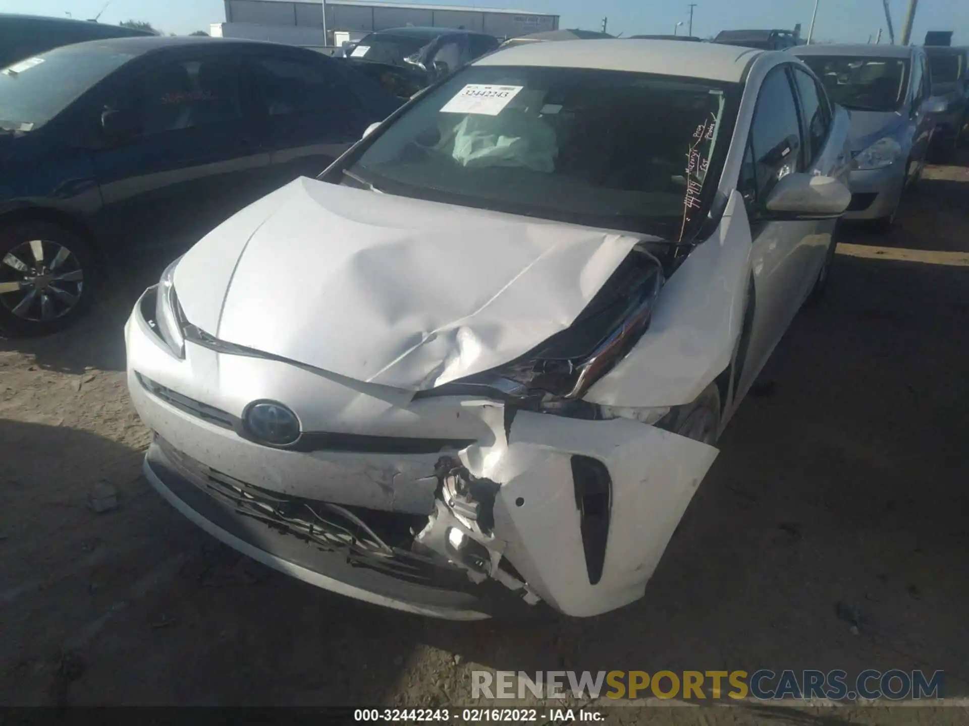 6 Photograph of a damaged car JTDKARFU1K3079832 TOYOTA PRIUS 2019