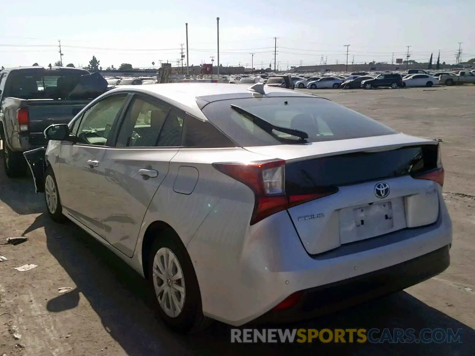 3 Photograph of a damaged car JTDKARFU1K3081676 TOYOTA PRIUS 2019