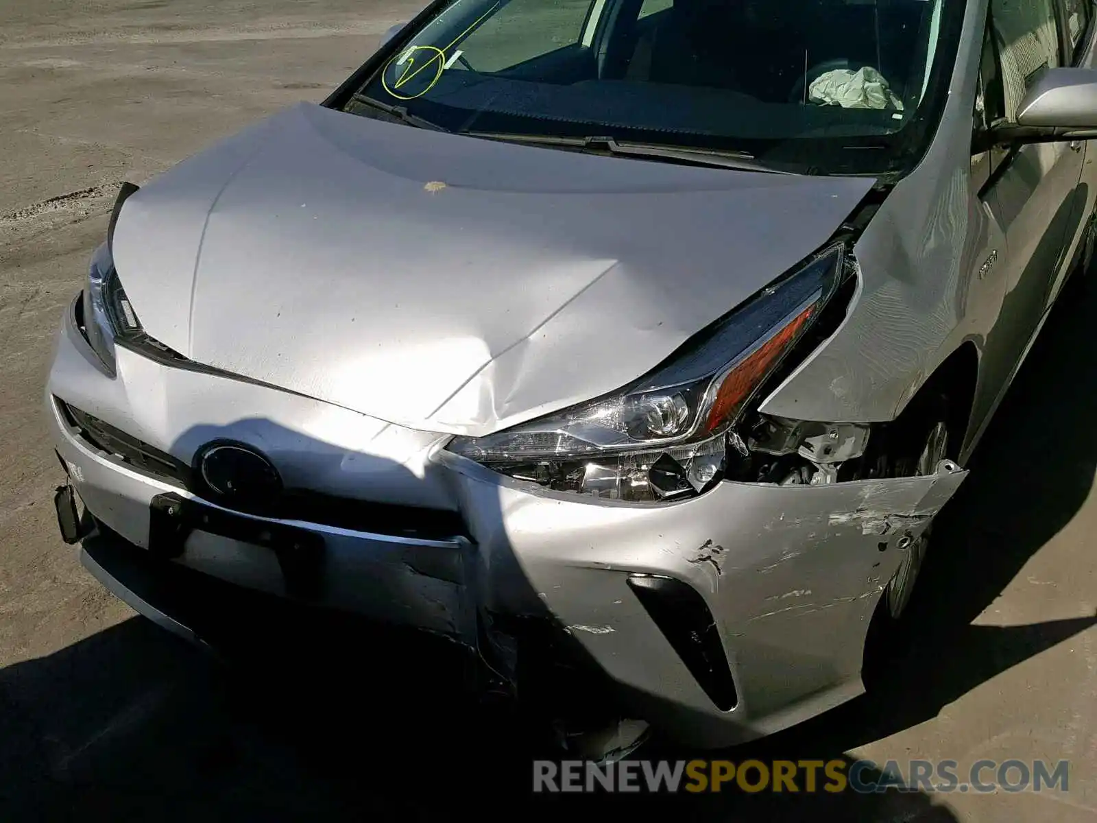 9 Photograph of a damaged car JTDKARFU1K3081676 TOYOTA PRIUS 2019