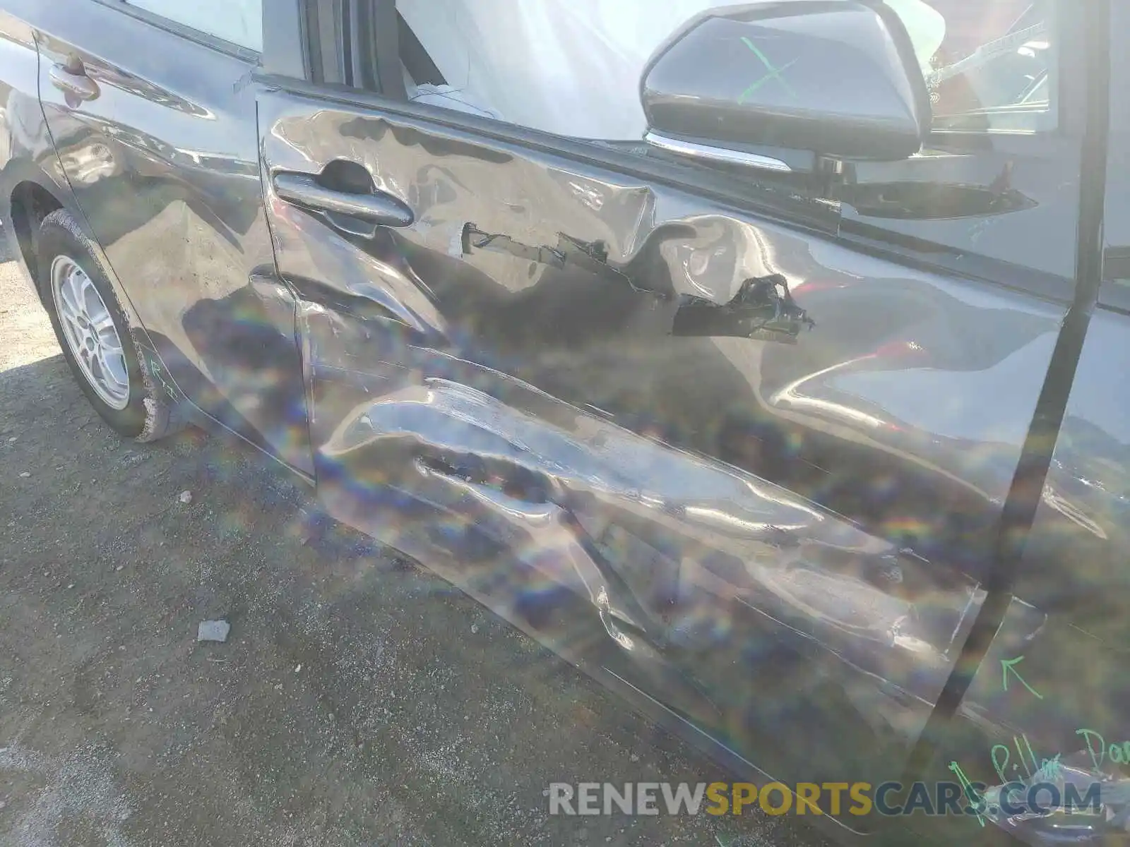 9 Photograph of a damaged car JTDKARFU1K3082567 TOYOTA PRIUS 2019