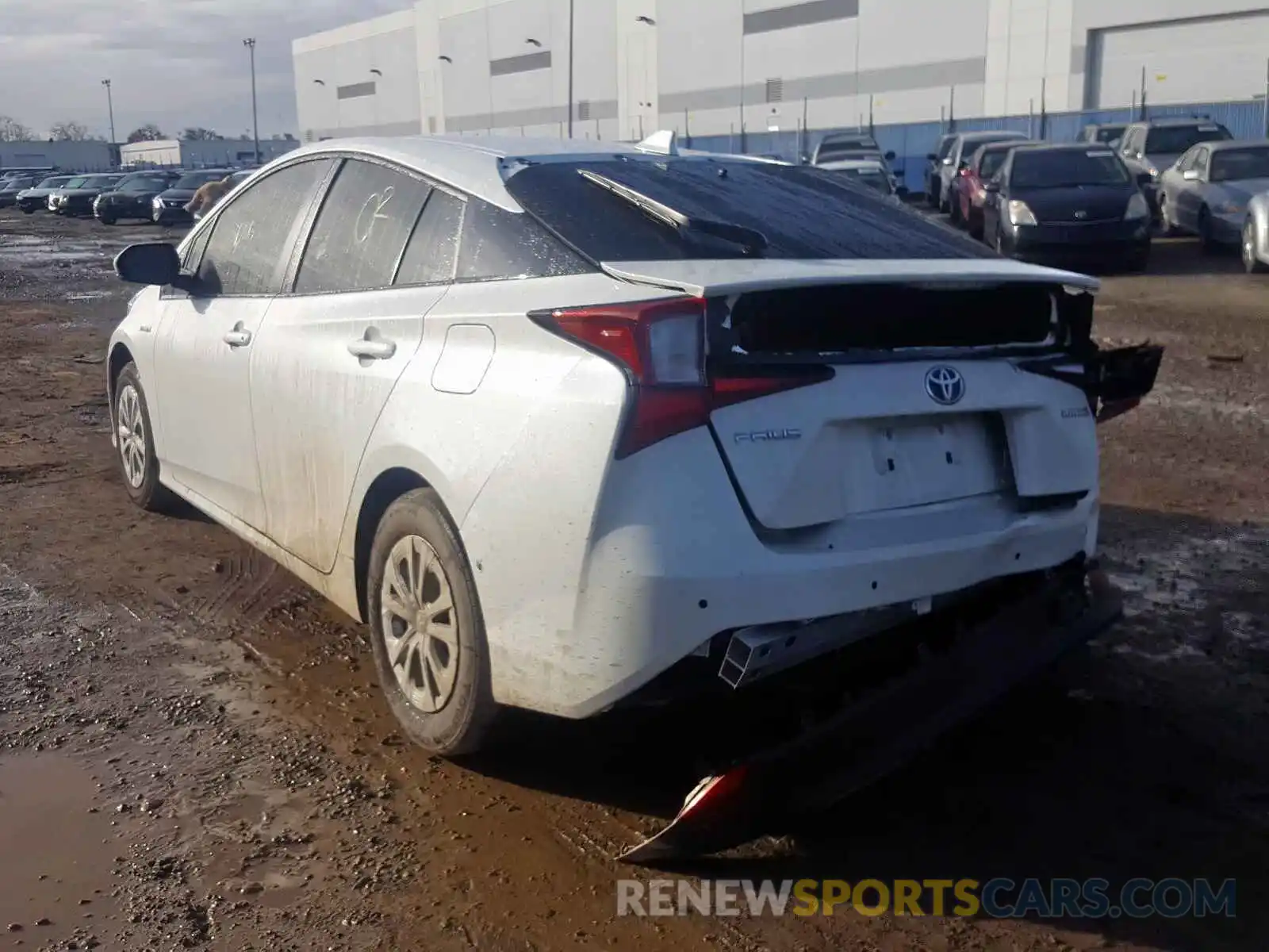 3 Photograph of a damaged car JTDKARFU1K3085291 TOYOTA PRIUS 2019