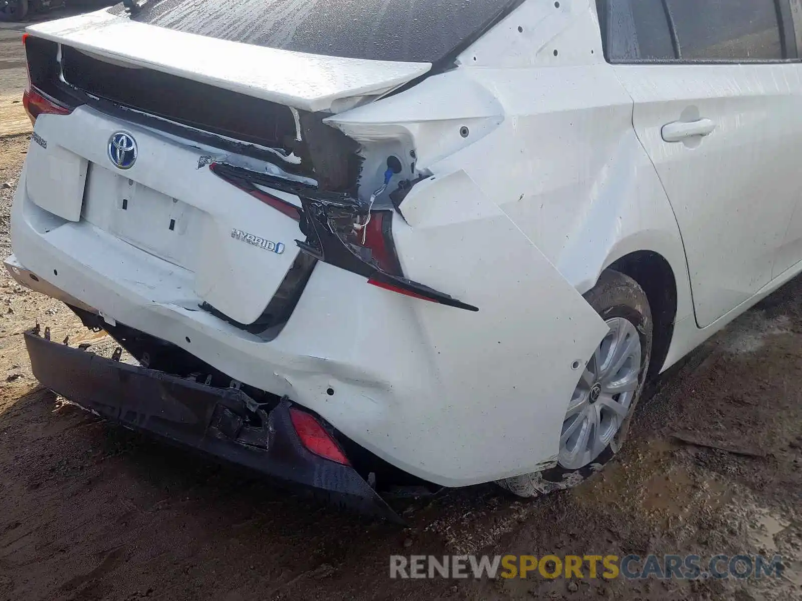 9 Photograph of a damaged car JTDKARFU1K3085291 TOYOTA PRIUS 2019