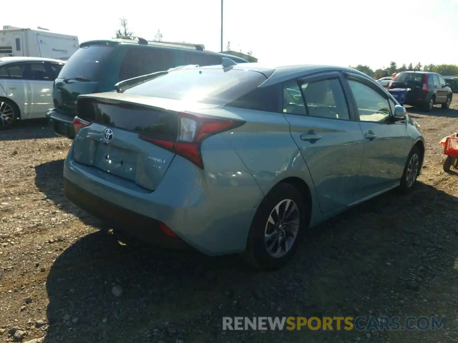 4 Photograph of a damaged car JTDKARFU1K3086019 TOYOTA PRIUS 2019