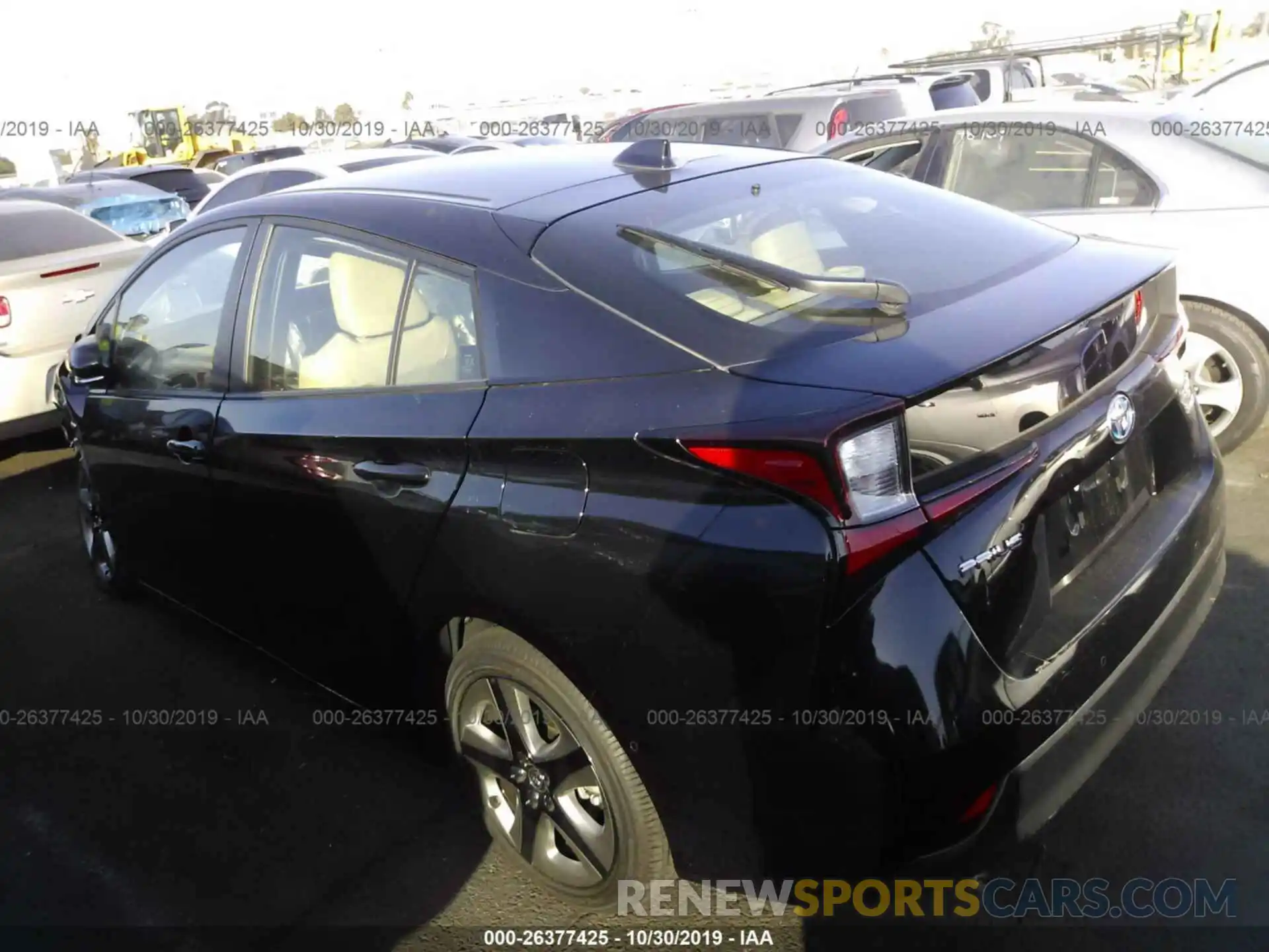 3 Photograph of a damaged car JTDKARFU1K3086571 TOYOTA PRIUS 2019