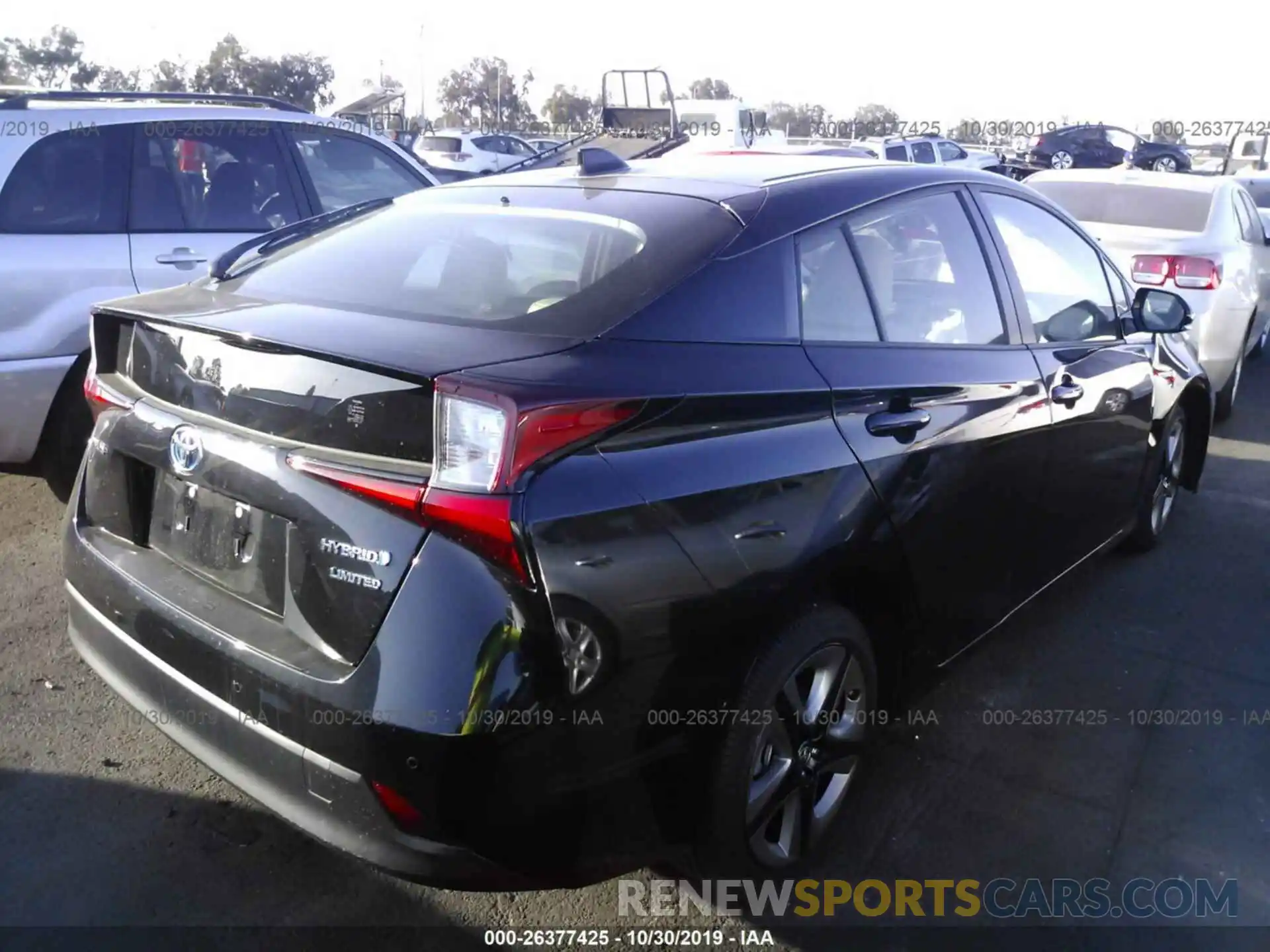 4 Photograph of a damaged car JTDKARFU1K3086571 TOYOTA PRIUS 2019