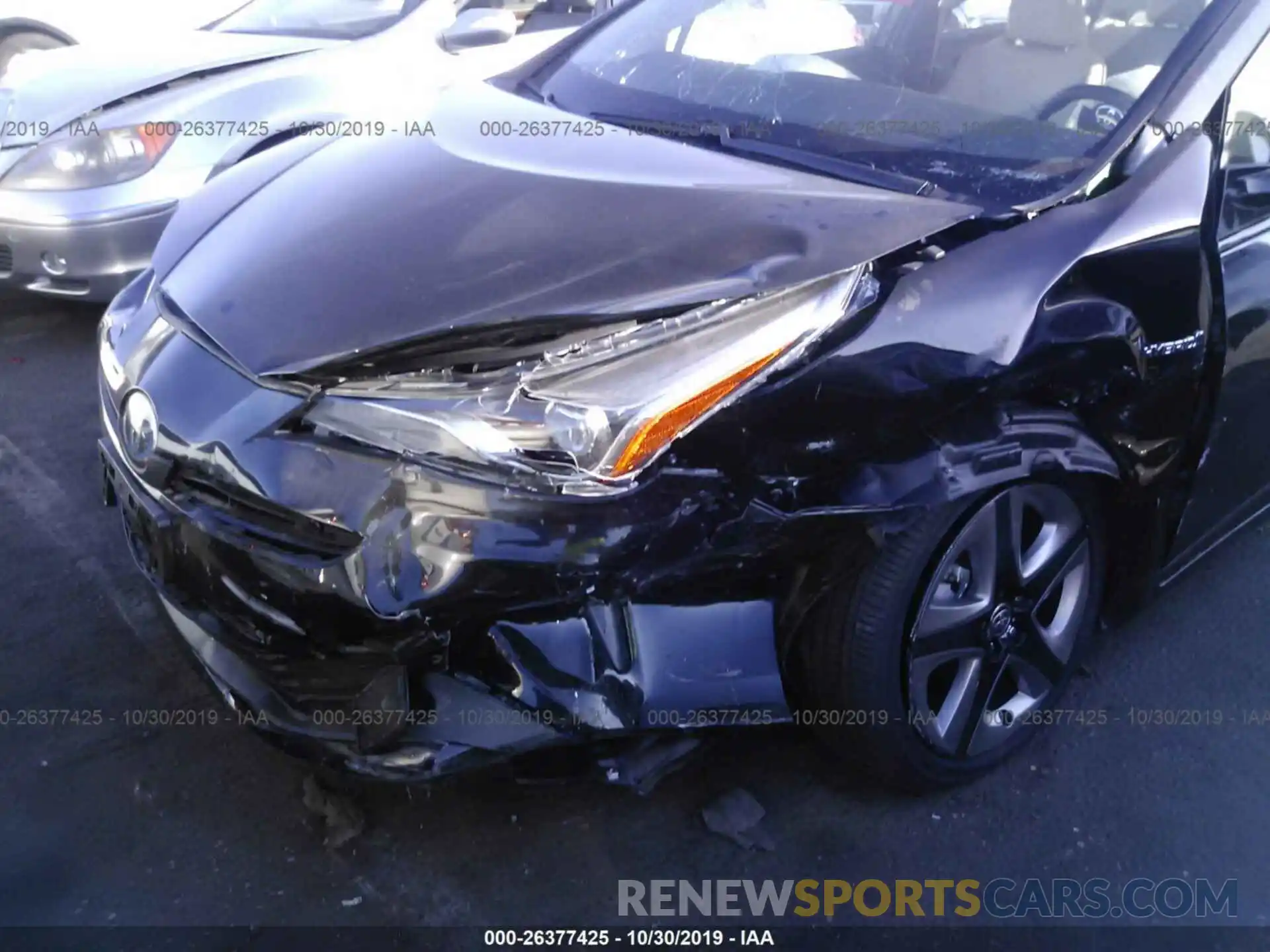 6 Photograph of a damaged car JTDKARFU1K3086571 TOYOTA PRIUS 2019