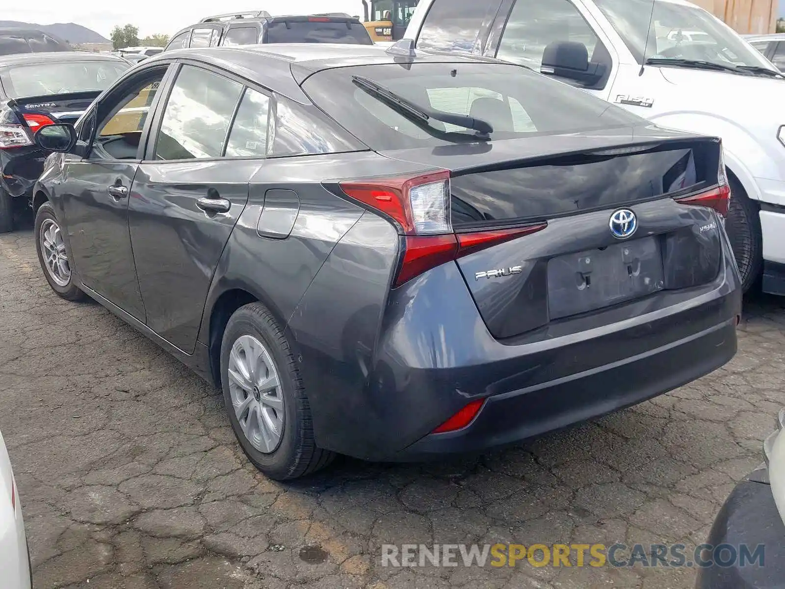 3 Photograph of a damaged car JTDKARFU1K3086957 TOYOTA PRIUS 2019