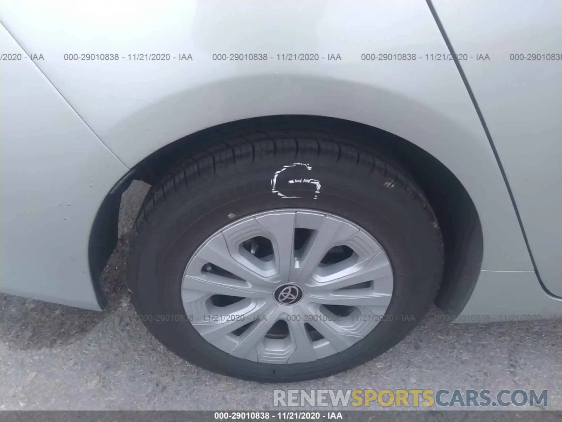 16 Photograph of a damaged car JTDKARFU1K3087011 TOYOTA PRIUS 2019