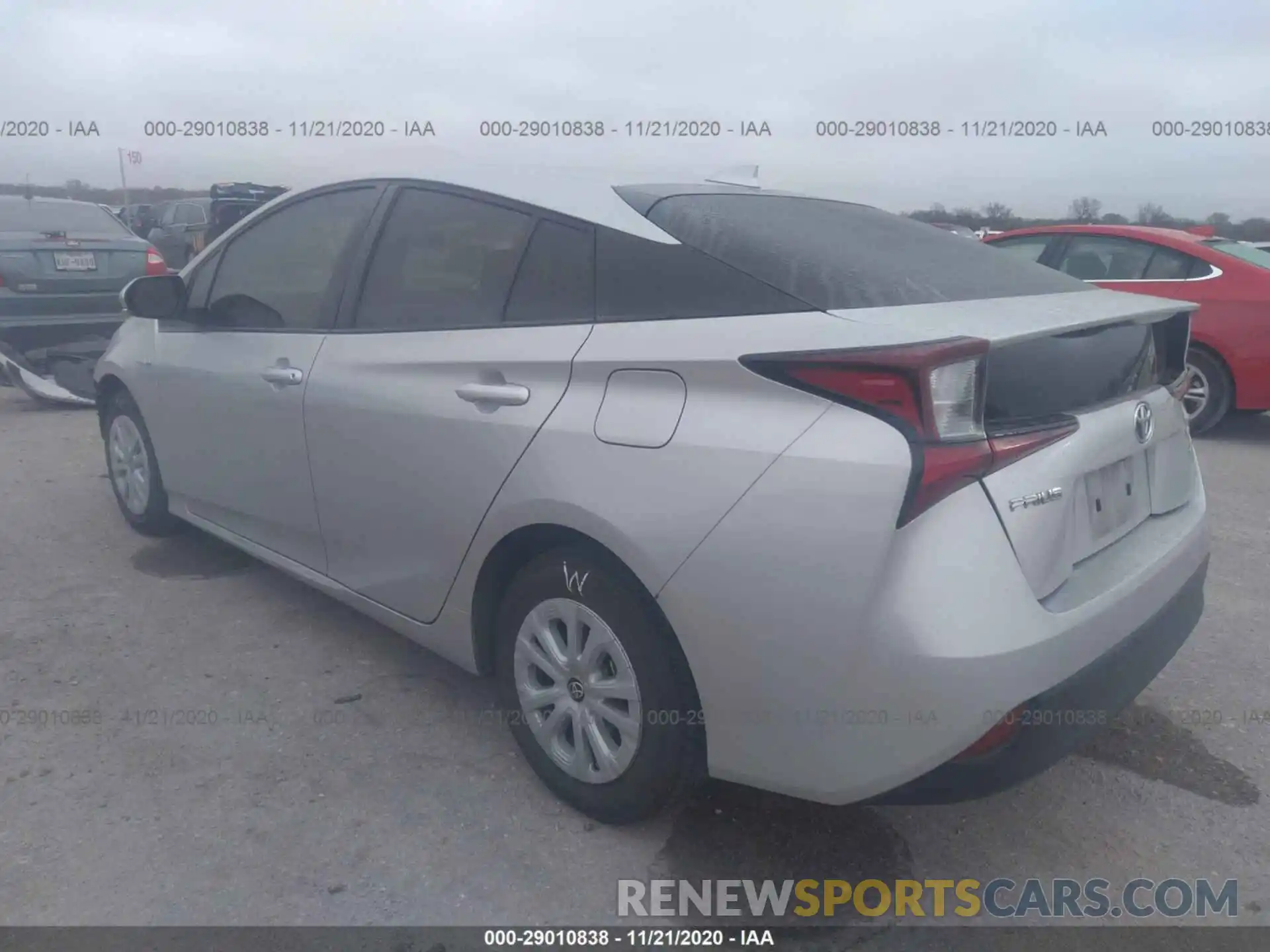 3 Photograph of a damaged car JTDKARFU1K3087011 TOYOTA PRIUS 2019