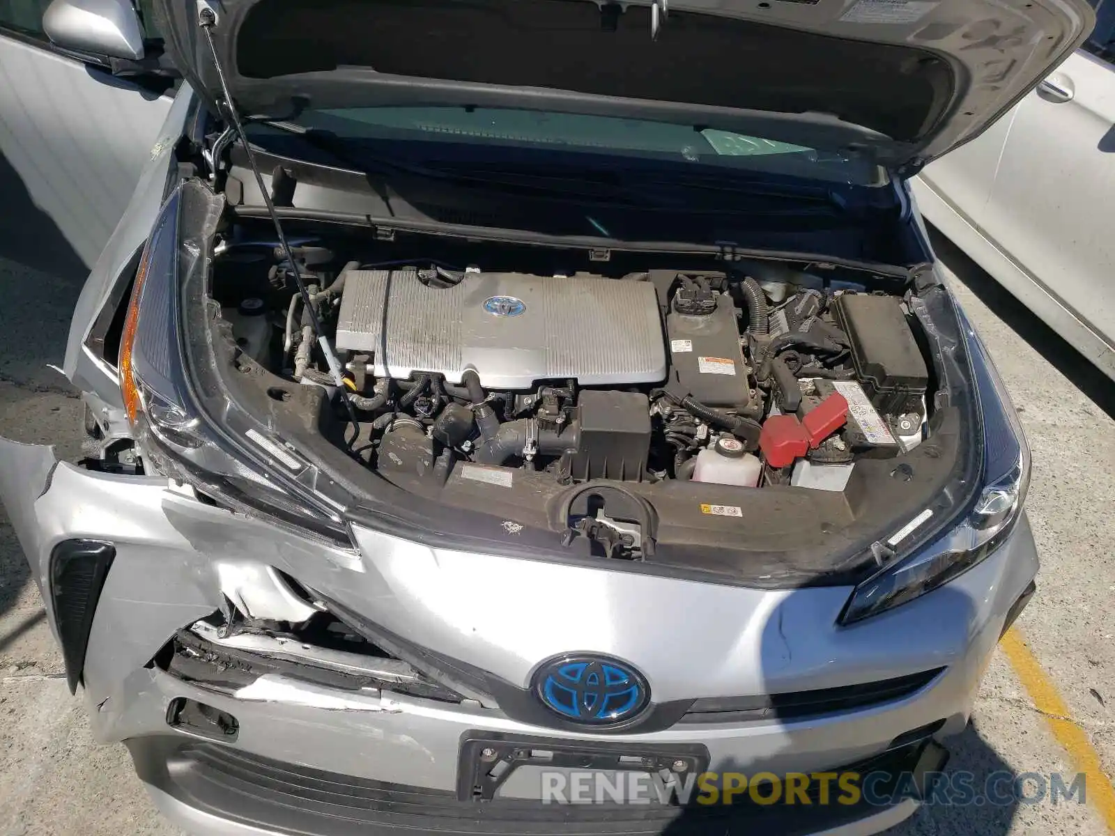 7 Photograph of a damaged car JTDKARFU1K3089017 TOYOTA PRIUS 2019