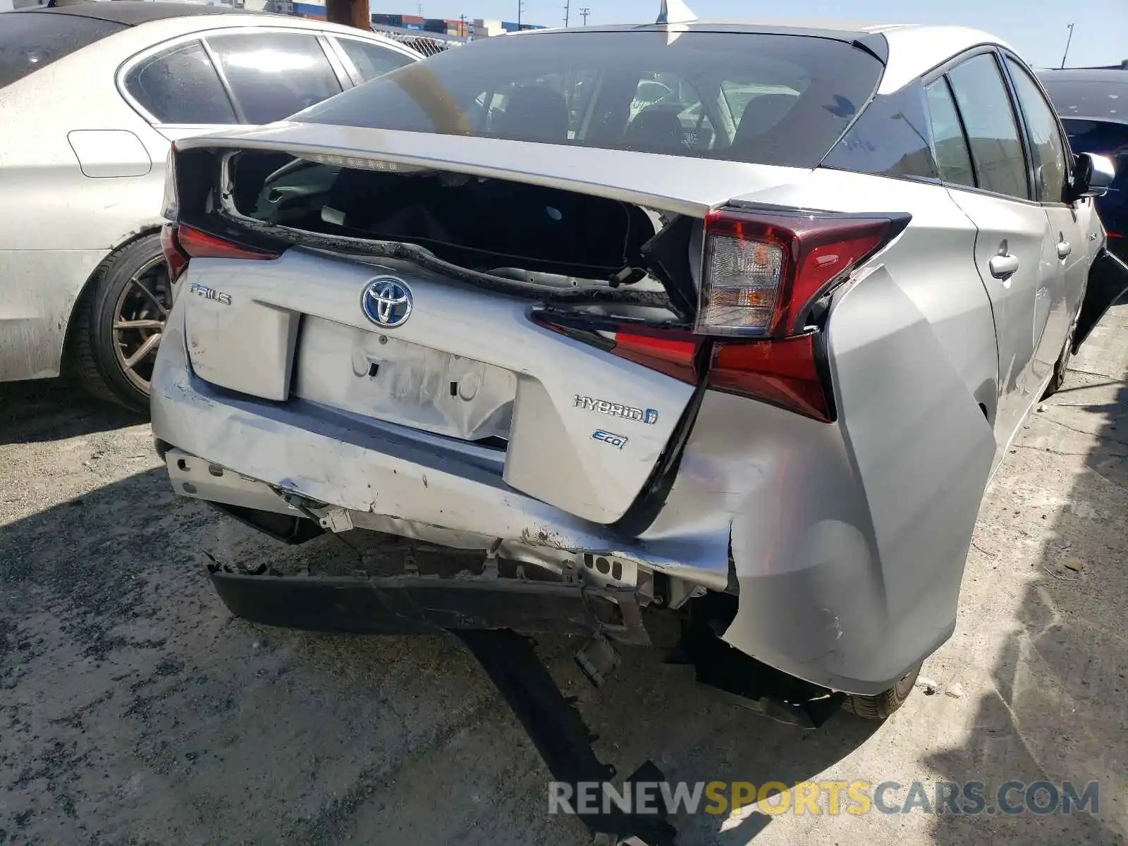 9 Photograph of a damaged car JTDKARFU1K3089017 TOYOTA PRIUS 2019