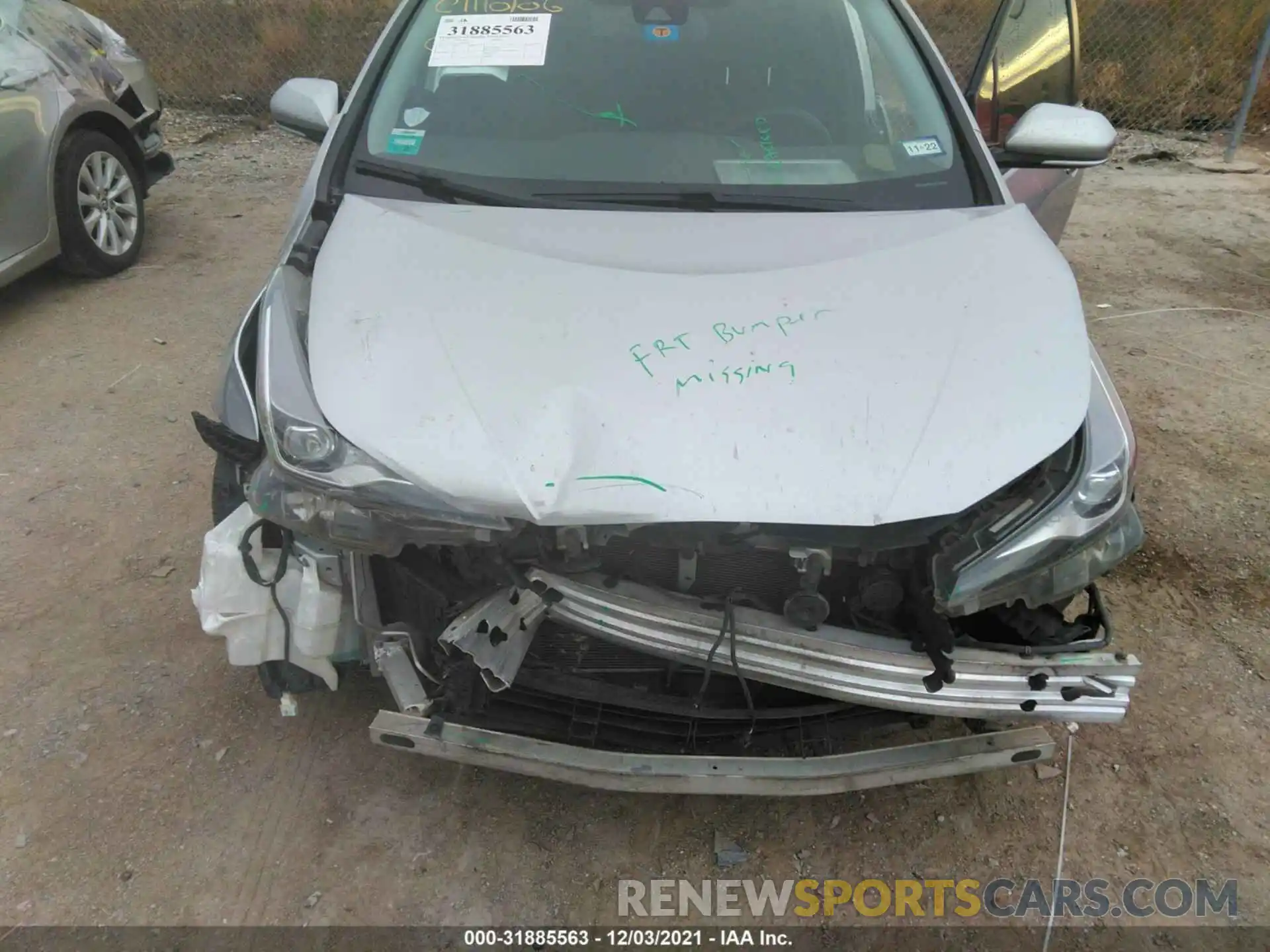 6 Photograph of a damaged car JTDKARFU1K3089843 TOYOTA PRIUS 2019