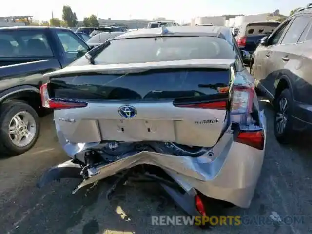 9 Photograph of a damaged car JTDKARFU1K3090281 TOYOTA PRIUS 2019