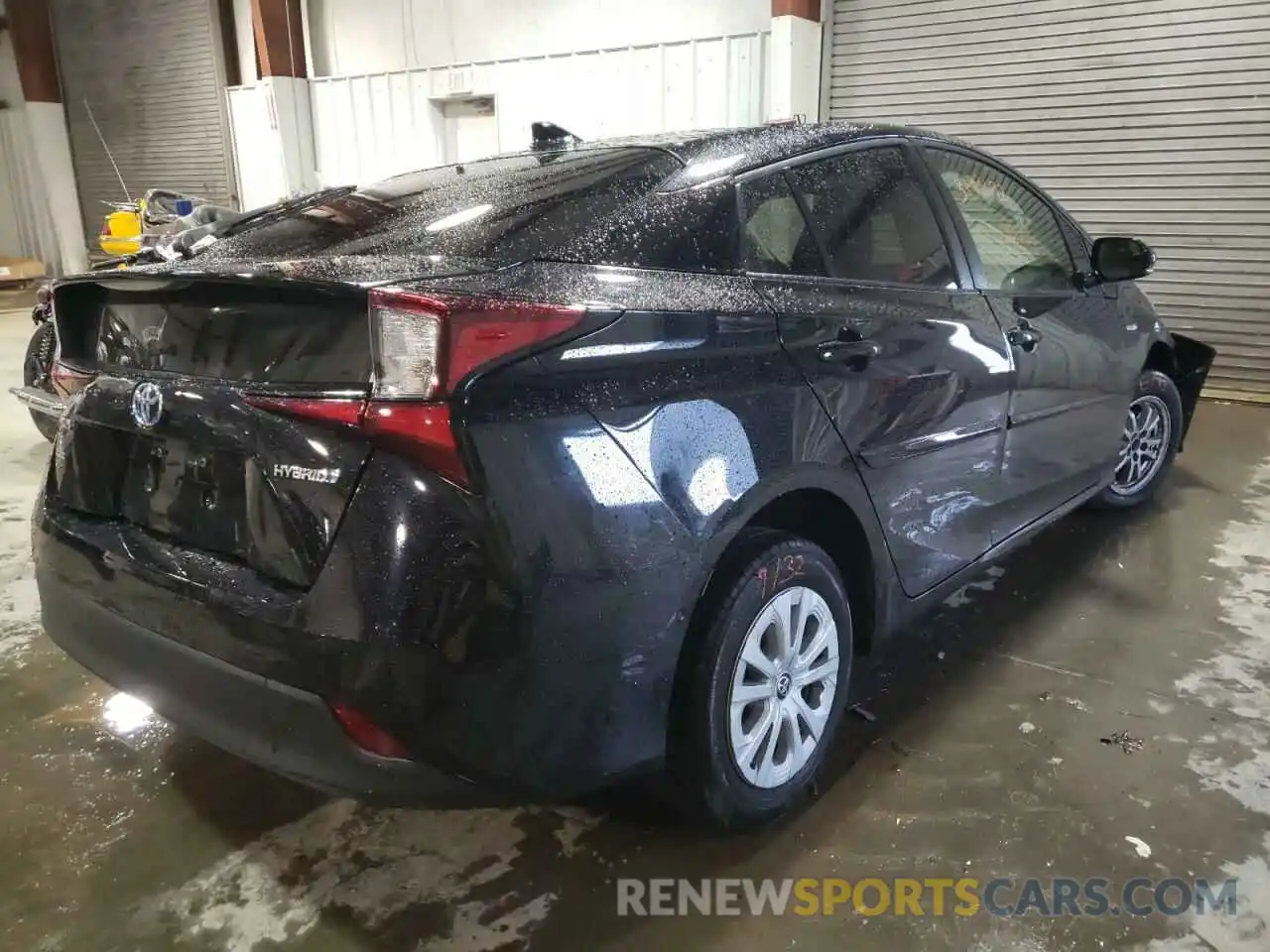 4 Photograph of a damaged car JTDKARFU1K3091074 TOYOTA PRIUS 2019