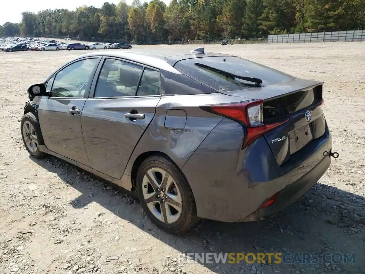 3 Photograph of a damaged car JTDKARFU1K3093441 TOYOTA PRIUS 2019