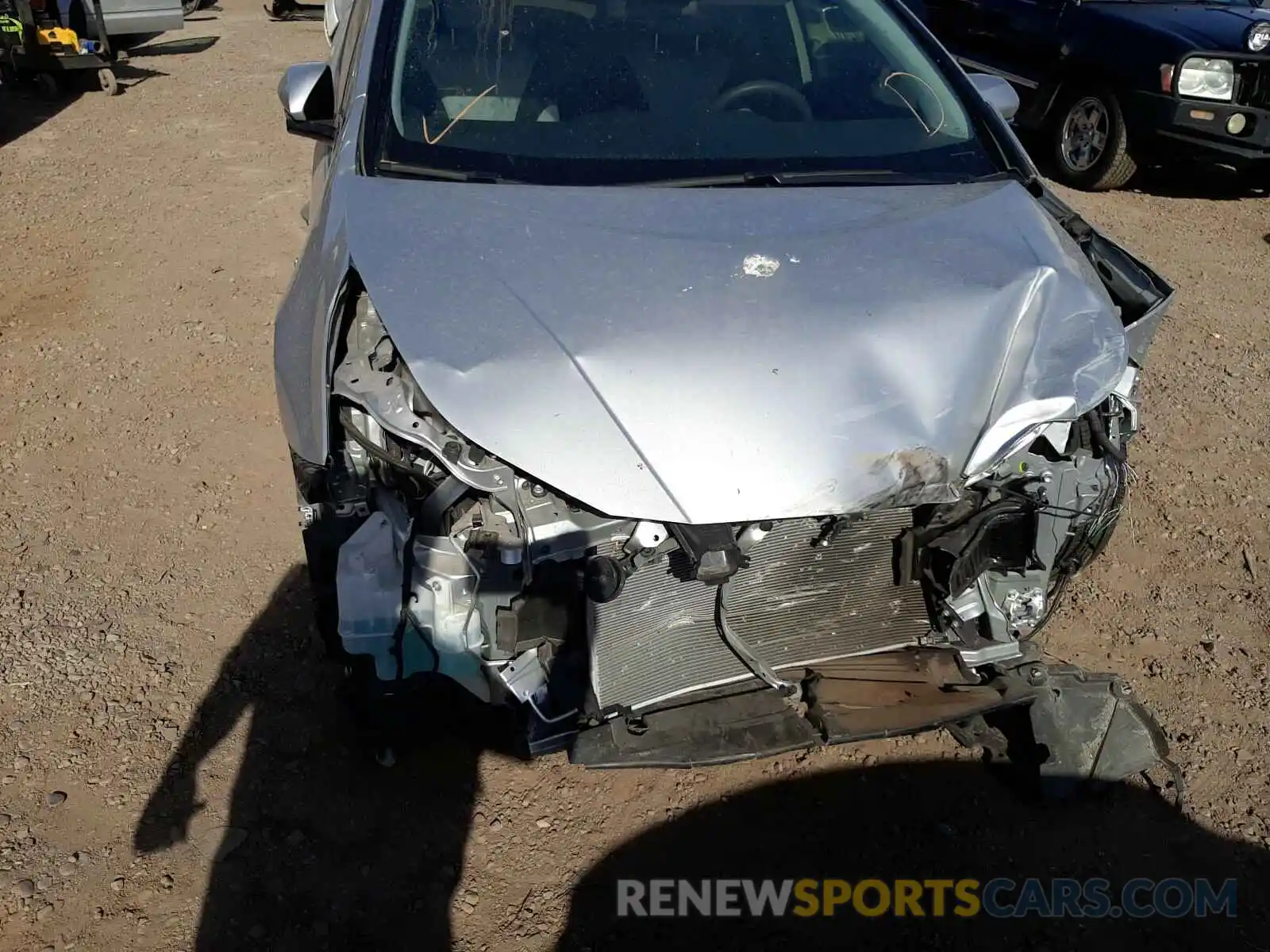 9 Photograph of a damaged car JTDKARFU1K3093858 TOYOTA PRIUS 2019