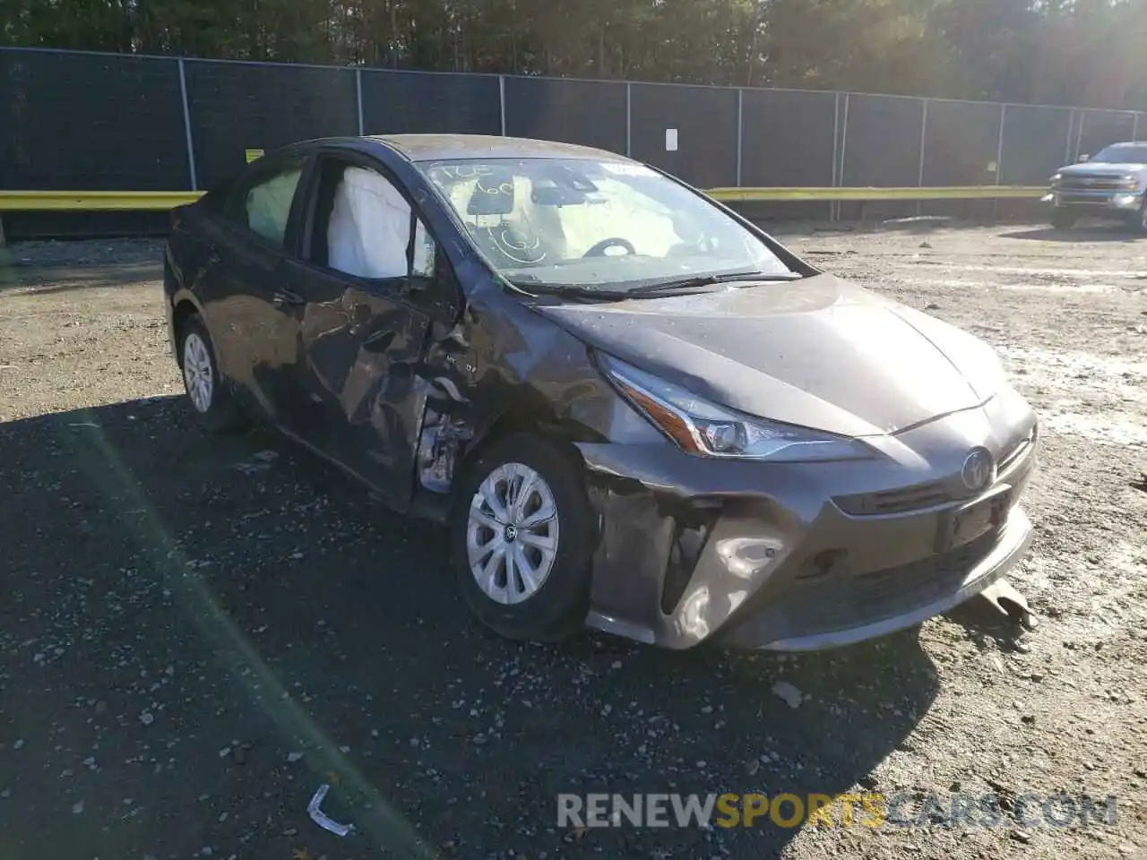 1 Photograph of a damaged car JTDKARFU1K3094542 TOYOTA PRIUS 2019