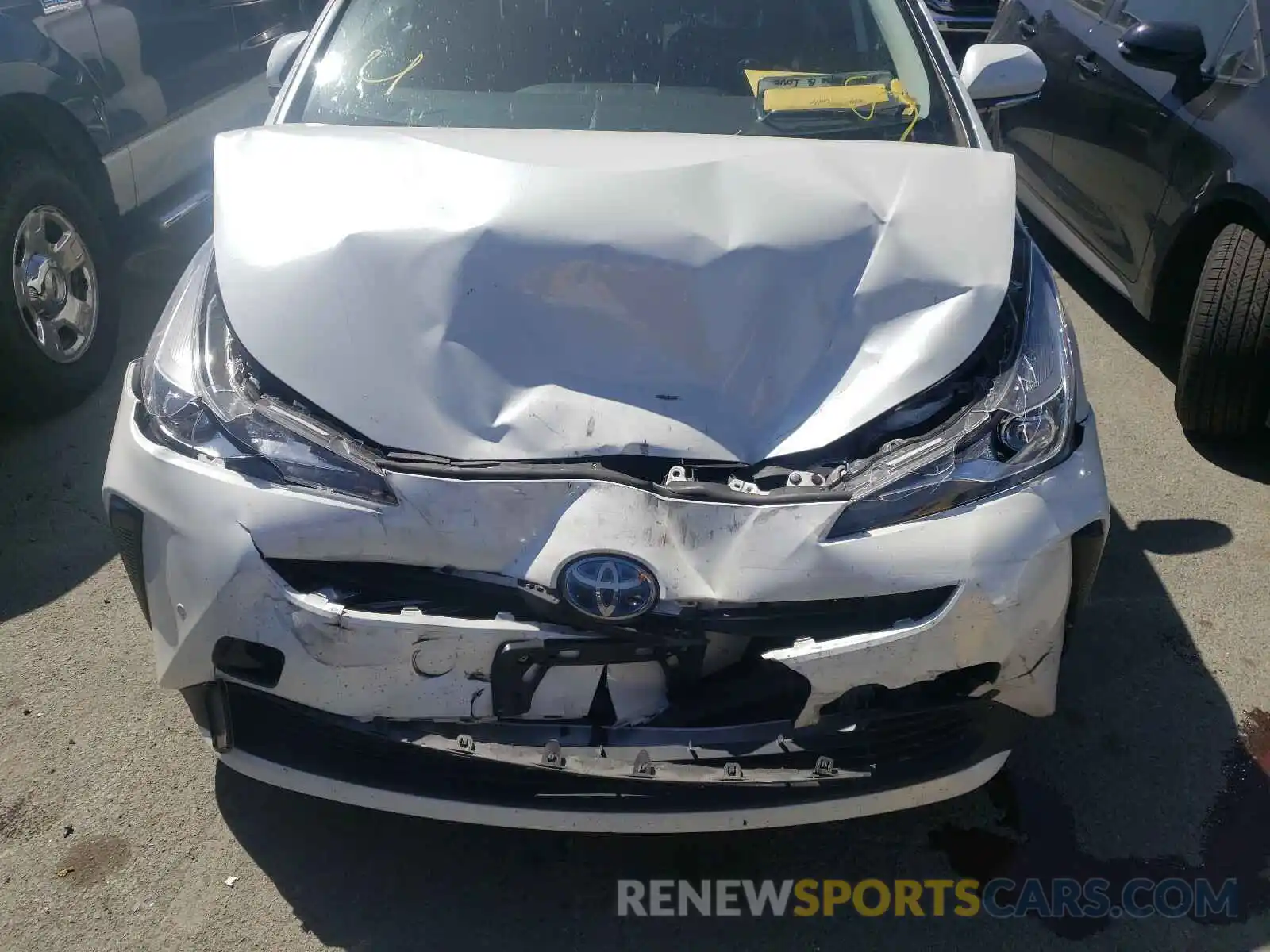 7 Photograph of a damaged car JTDKARFU1K3094993 TOYOTA PRIUS 2019