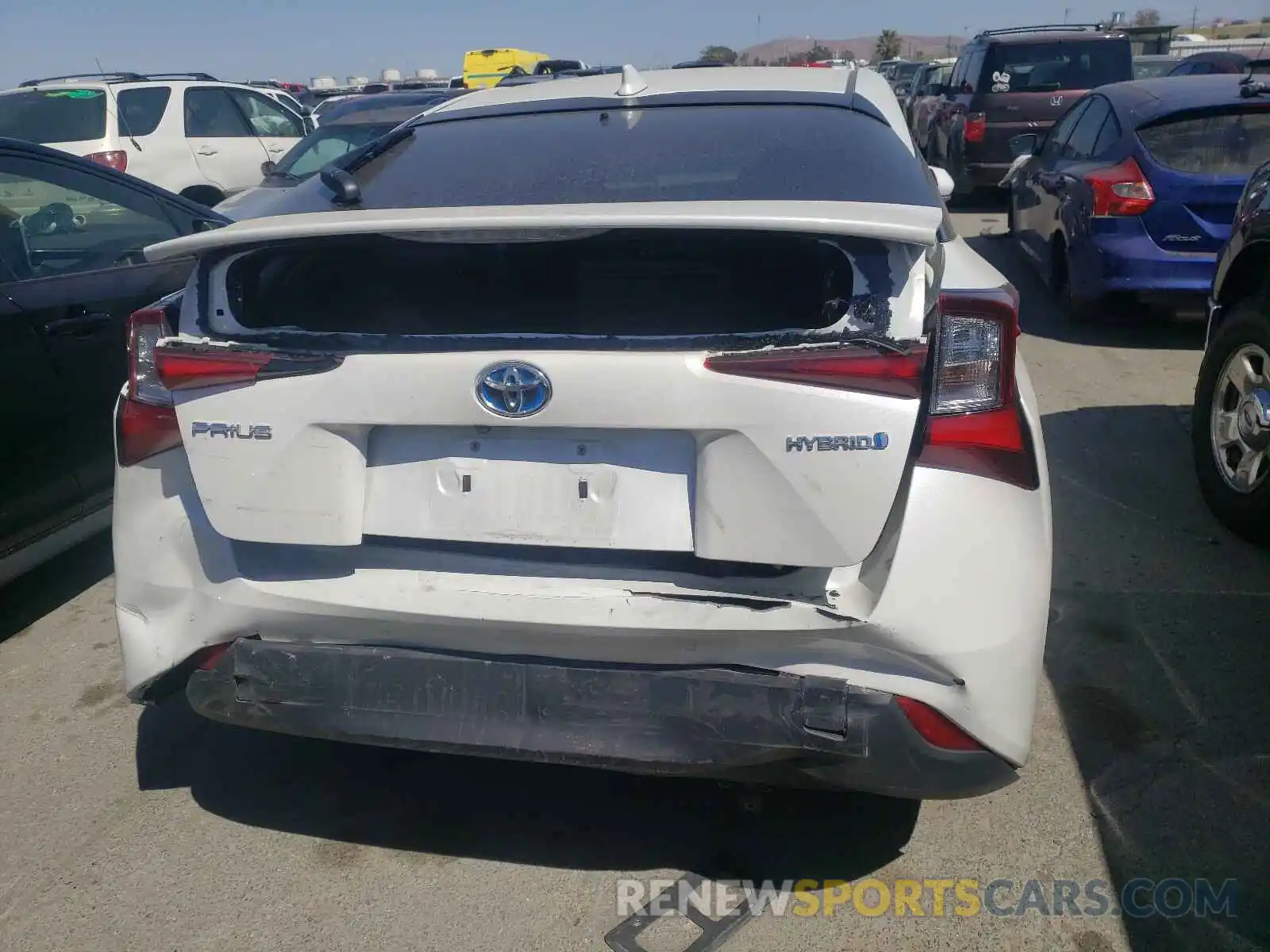 9 Photograph of a damaged car JTDKARFU1K3094993 TOYOTA PRIUS 2019