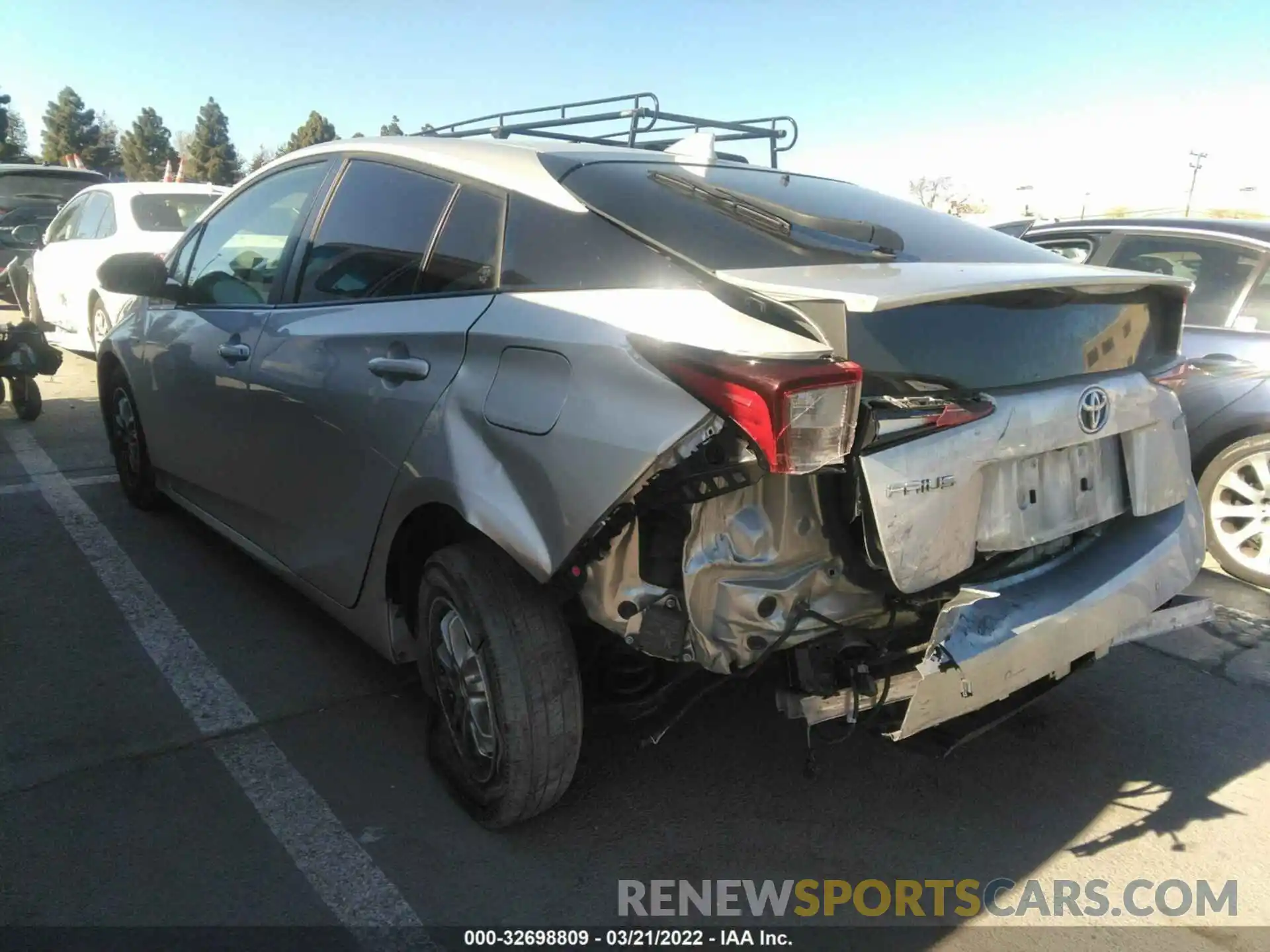 3 Photograph of a damaged car JTDKARFU1K3095898 TOYOTA PRIUS 2019