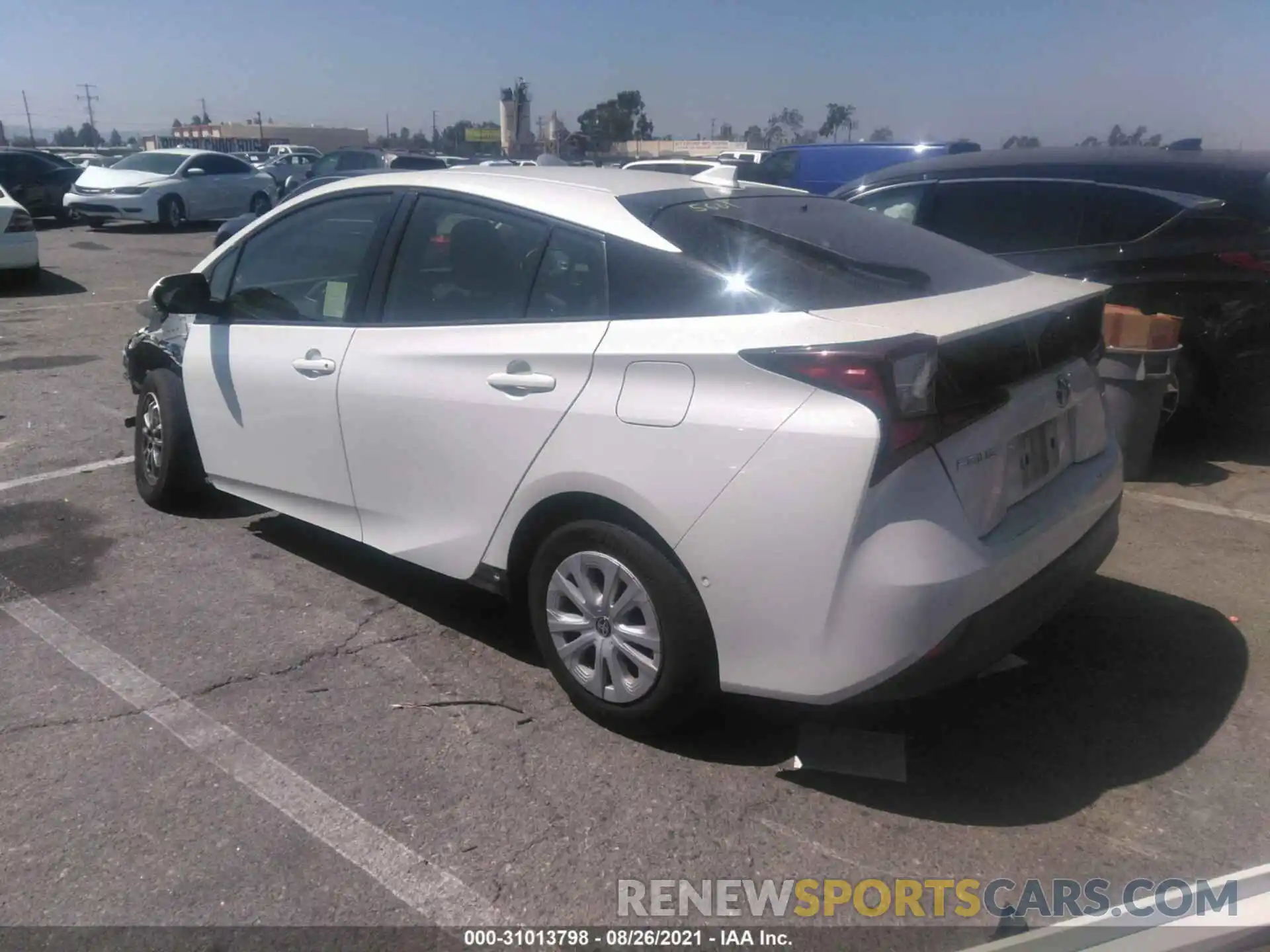 3 Photograph of a damaged car JTDKARFU1K3096601 TOYOTA PRIUS 2019