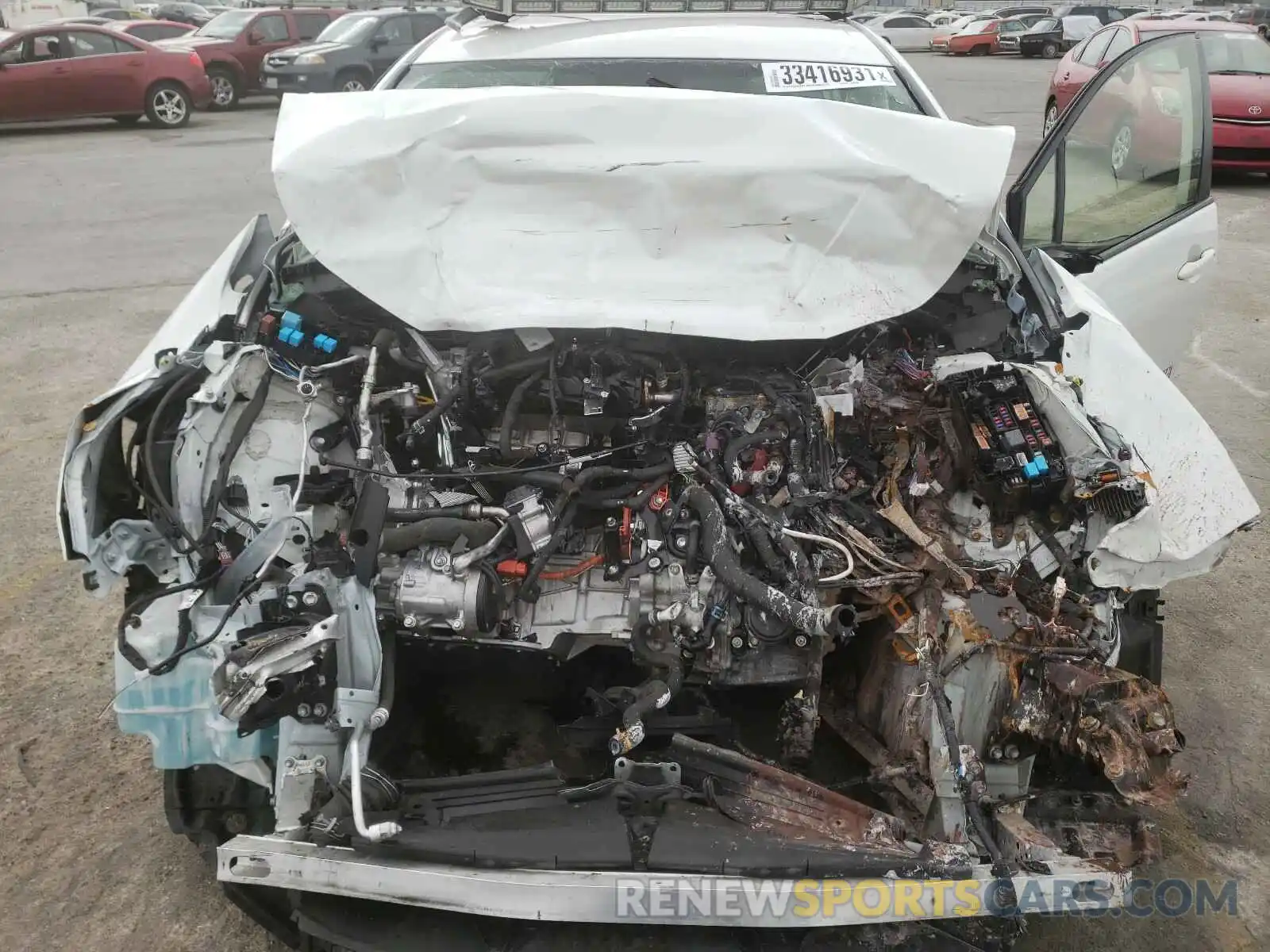 7 Photograph of a damaged car JTDKARFU1K3098090 TOYOTA PRIUS 2019