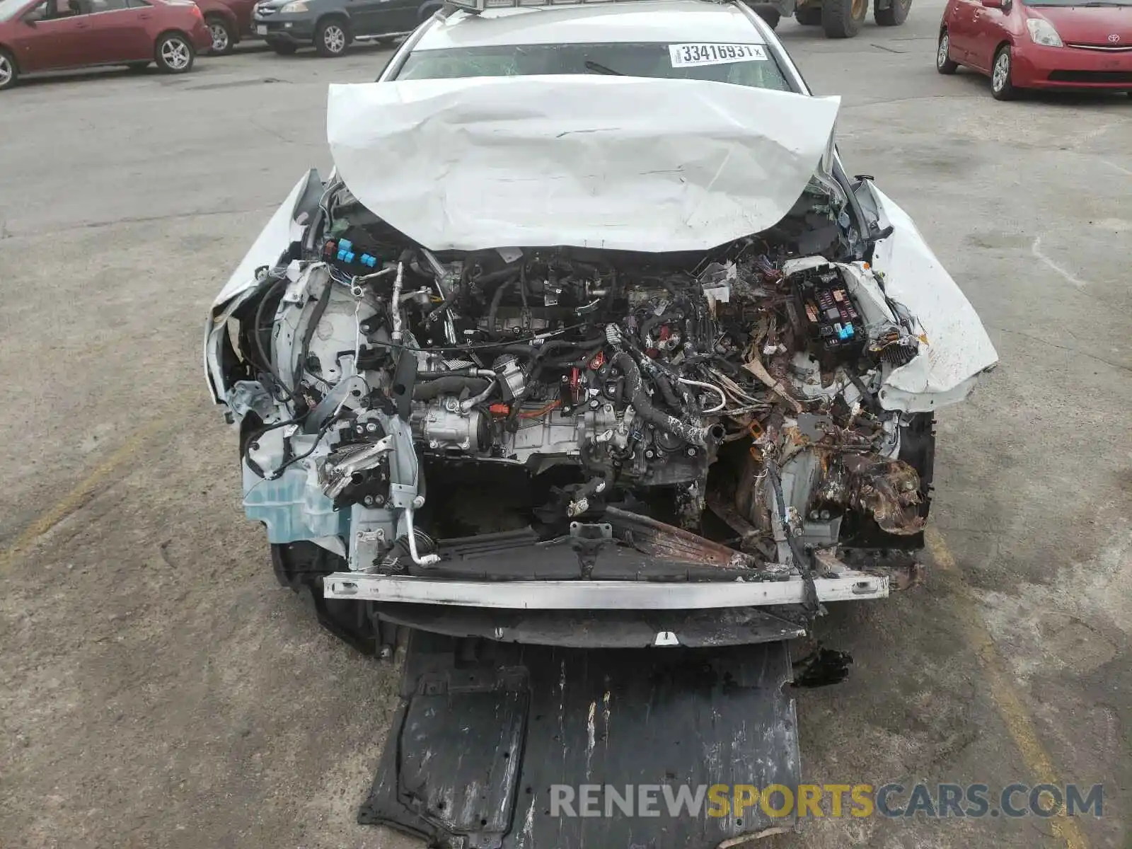 9 Photograph of a damaged car JTDKARFU1K3098090 TOYOTA PRIUS 2019