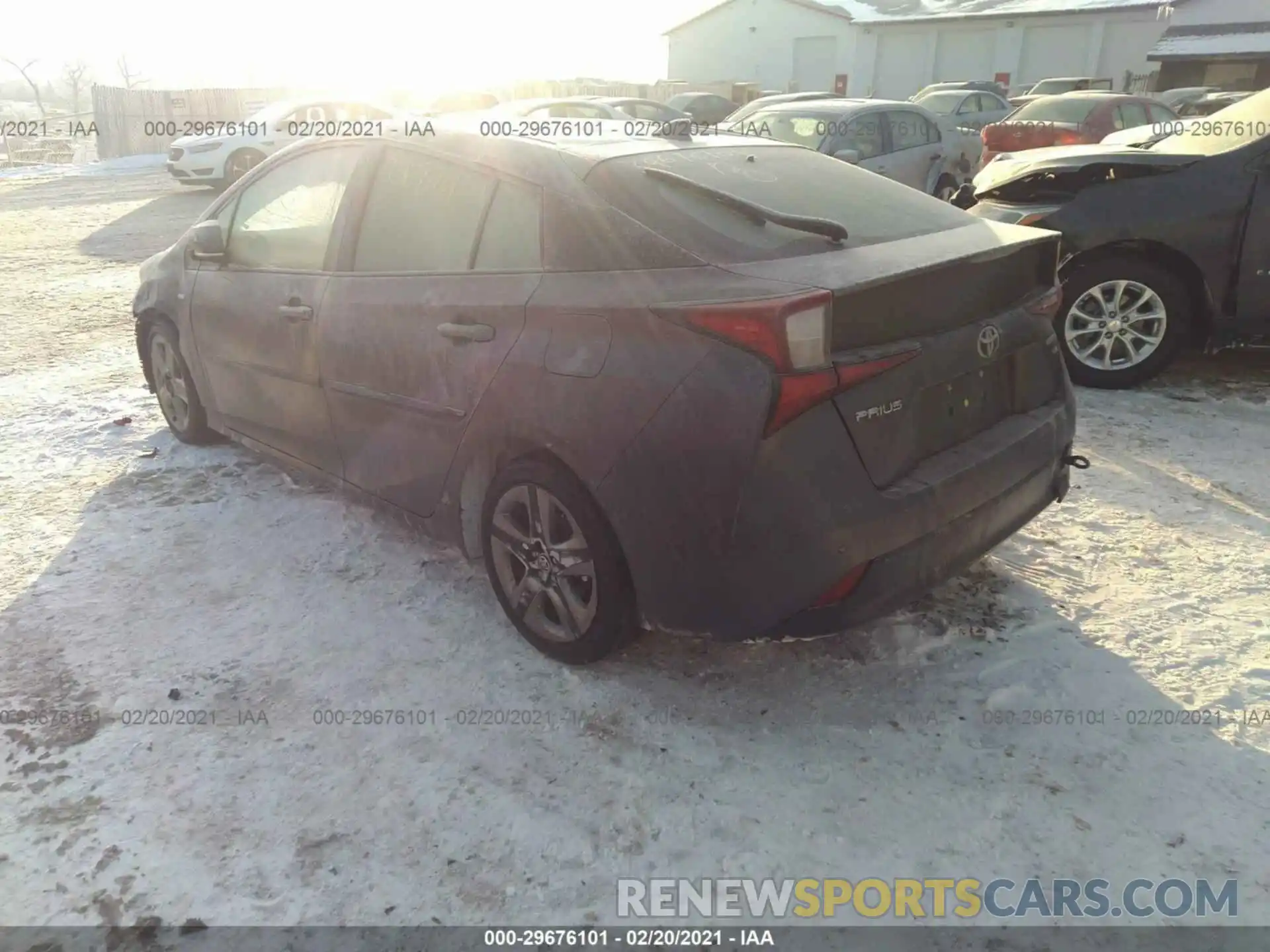 3 Photograph of a damaged car JTDKARFU1K3098896 TOYOTA PRIUS 2019