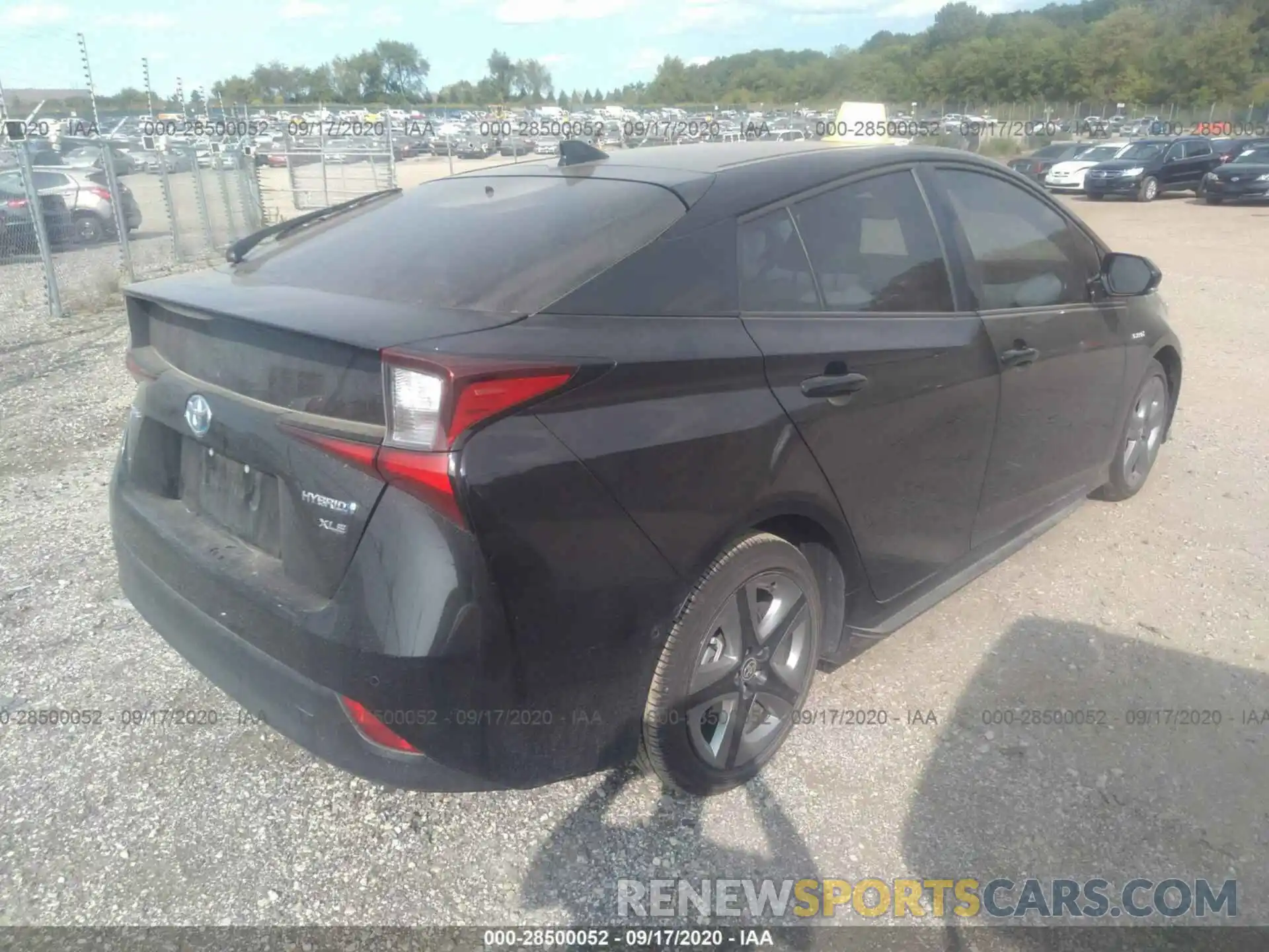 4 Photograph of a damaged car JTDKARFU1K3099787 TOYOTA PRIUS 2019