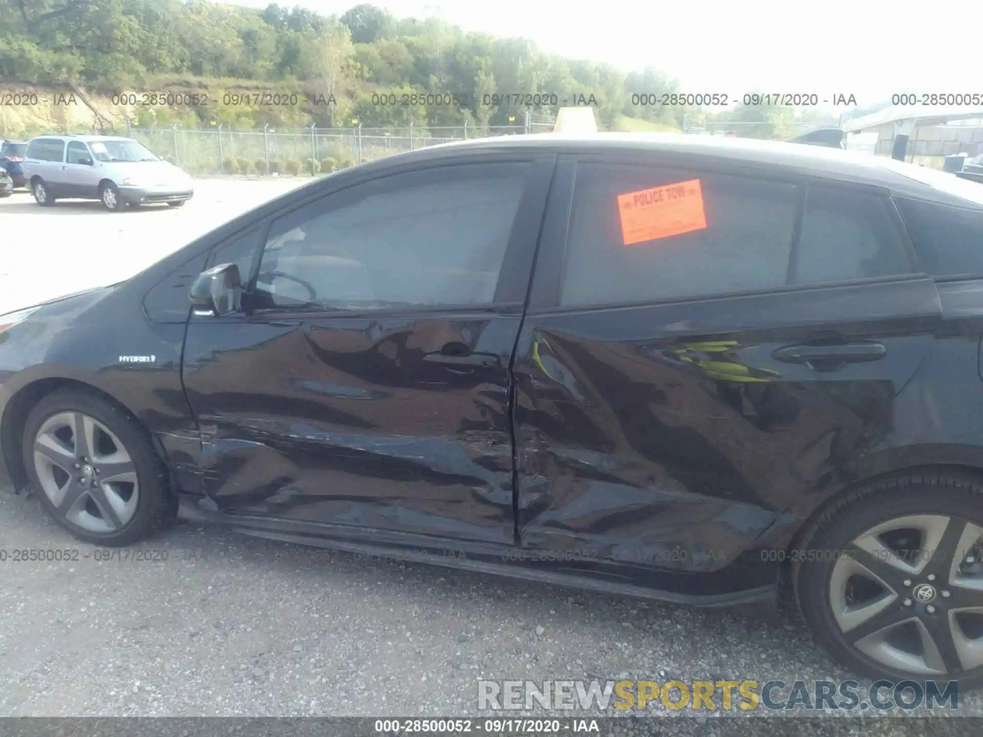 6 Photograph of a damaged car JTDKARFU1K3099787 TOYOTA PRIUS 2019