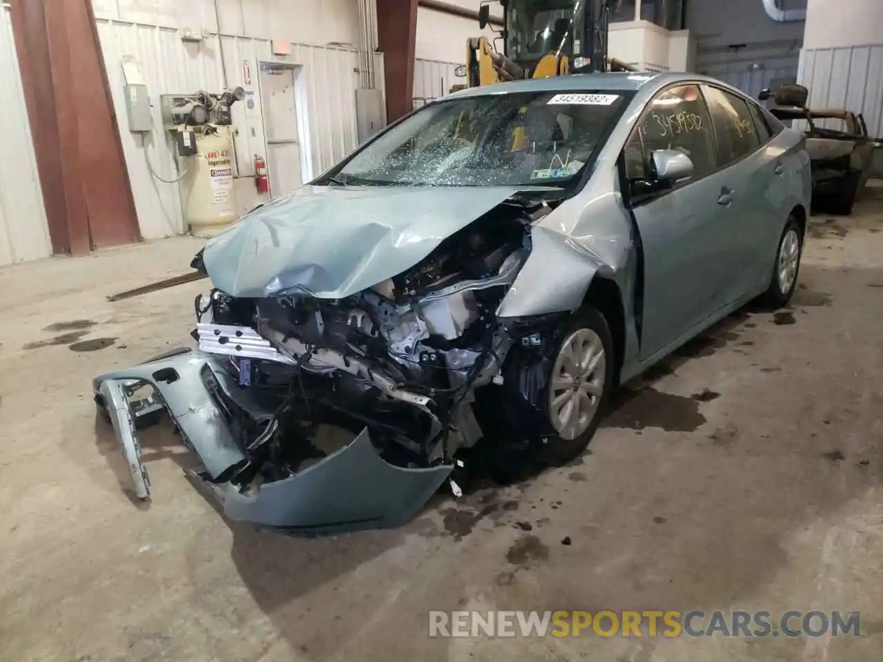 2 Photograph of a damaged car JTDKARFU1K3100260 TOYOTA PRIUS 2019