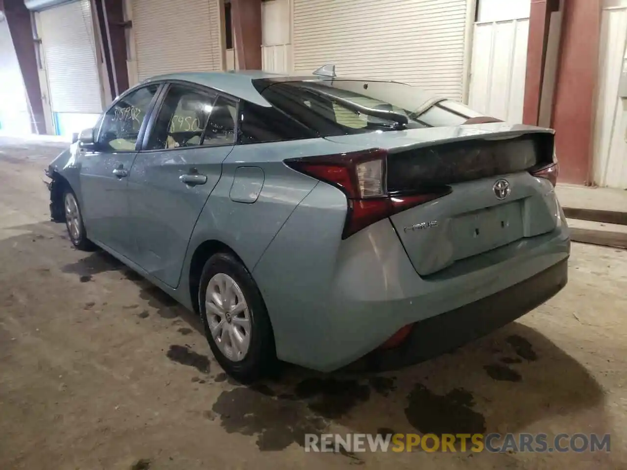 3 Photograph of a damaged car JTDKARFU1K3100260 TOYOTA PRIUS 2019