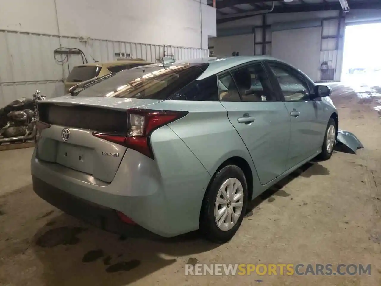 4 Photograph of a damaged car JTDKARFU1K3100260 TOYOTA PRIUS 2019