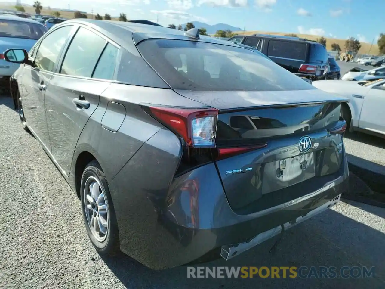 3 Photograph of a damaged car JTDKARFU1K3100503 TOYOTA PRIUS 2019