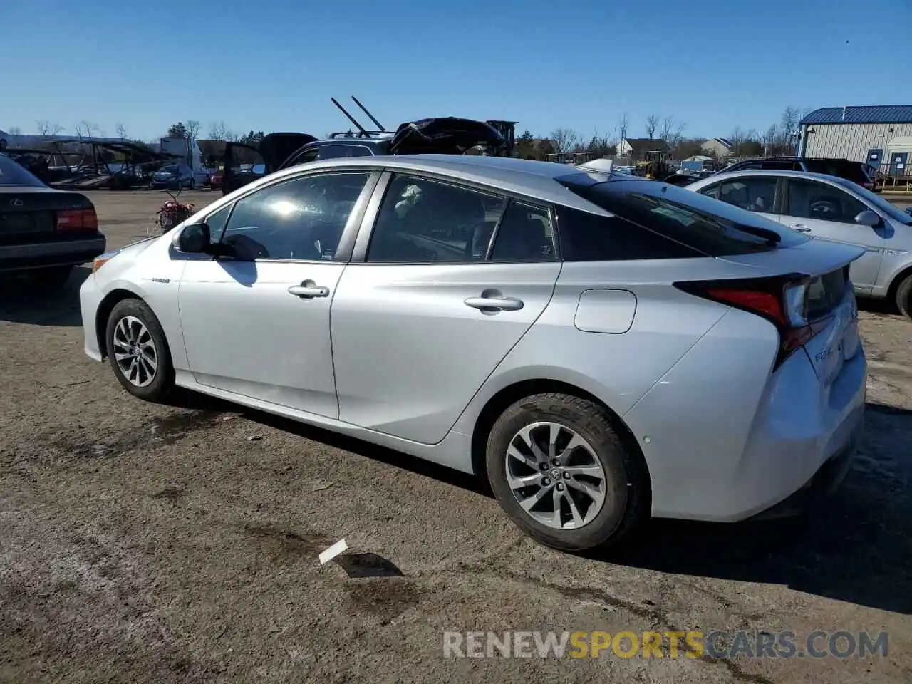 2 Photograph of a damaged car JTDKARFU1K3100954 TOYOTA PRIUS 2019