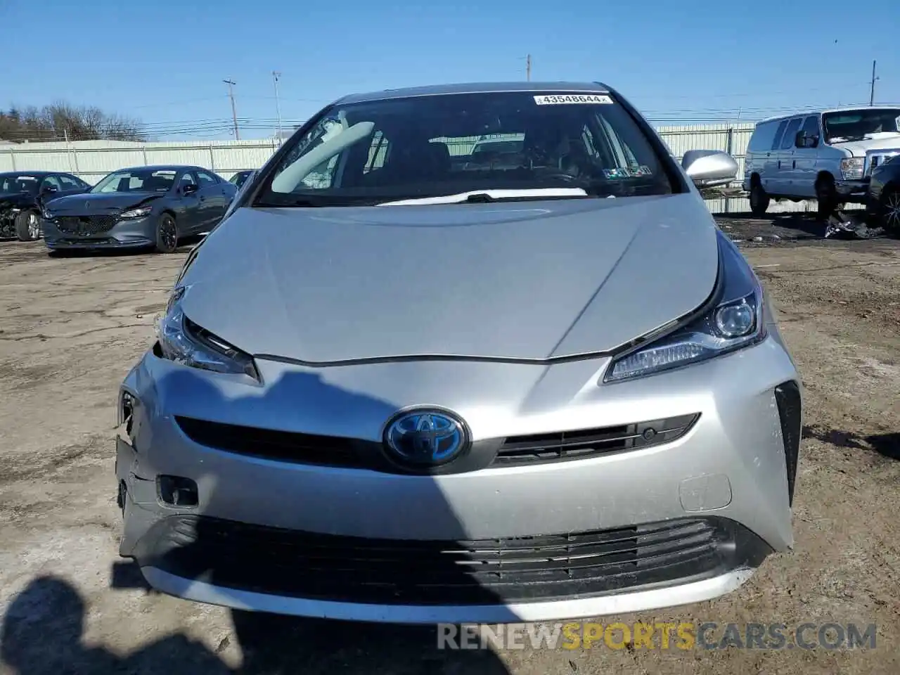 5 Photograph of a damaged car JTDKARFU1K3100954 TOYOTA PRIUS 2019