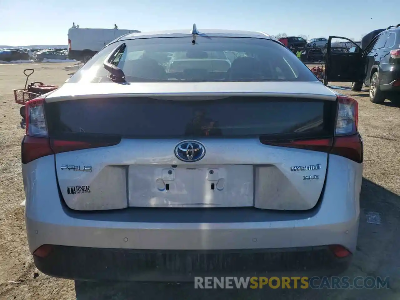 6 Photograph of a damaged car JTDKARFU1K3100954 TOYOTA PRIUS 2019