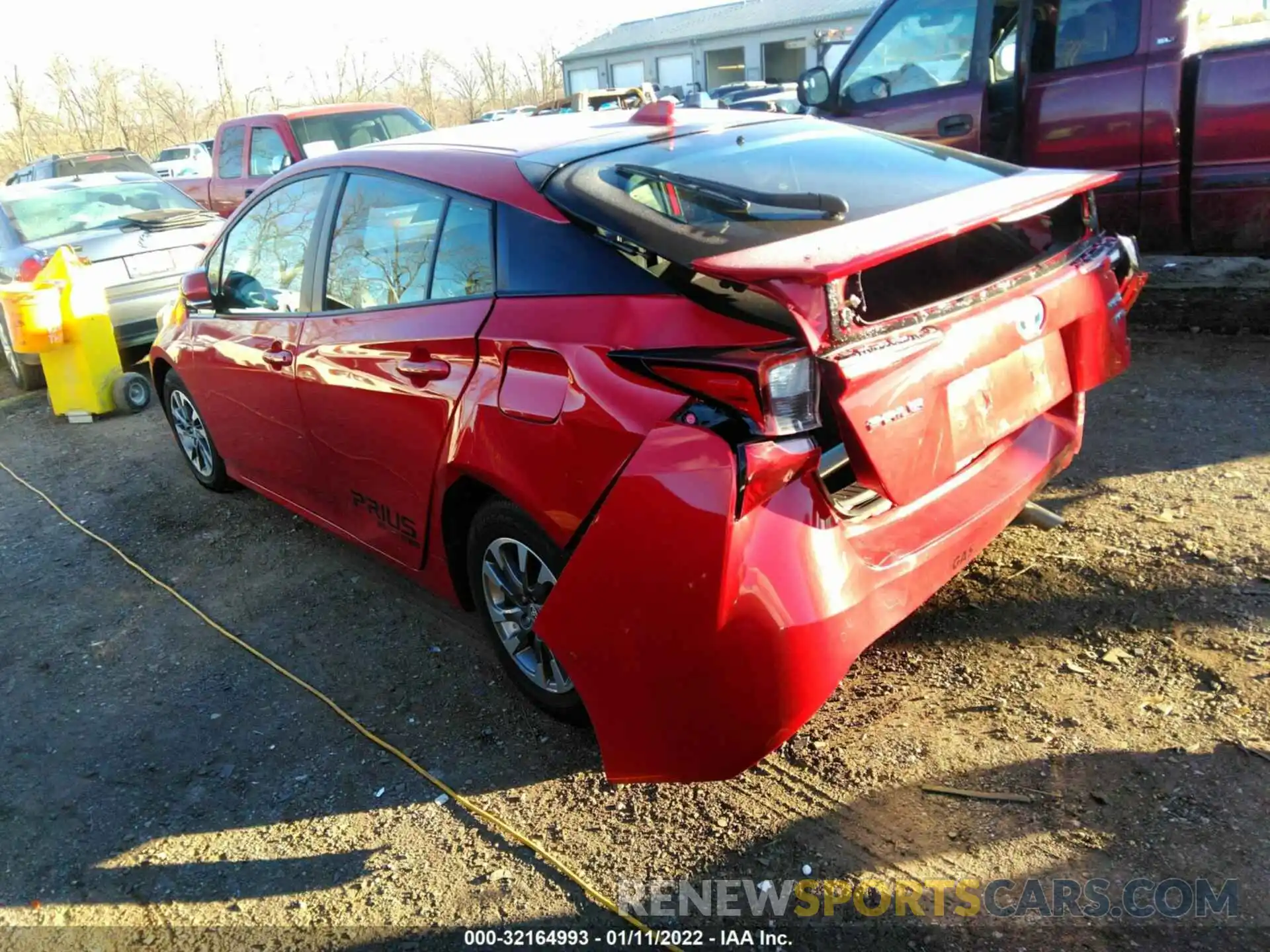 3 Photograph of a damaged car JTDKARFU1K3100968 TOYOTA PRIUS 2019