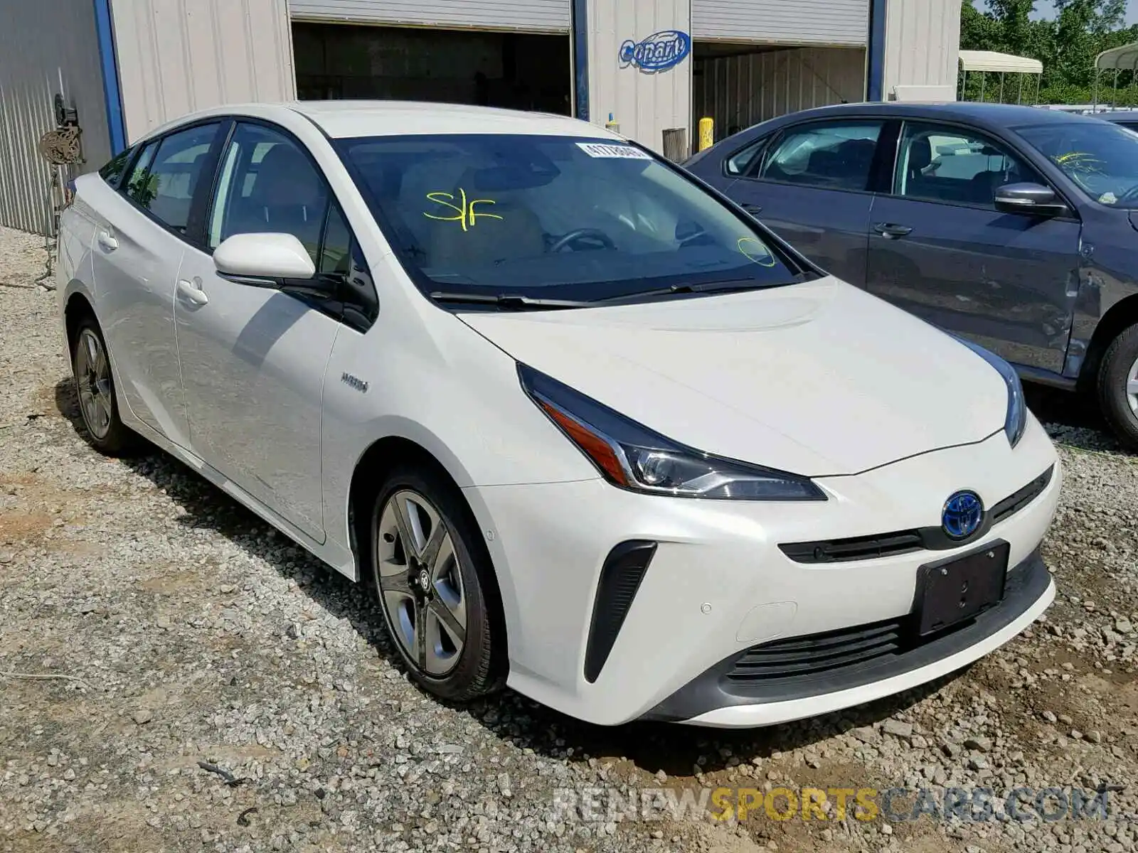 1 Photograph of a damaged car JTDKARFU2K3068788 TOYOTA PRIUS 2019